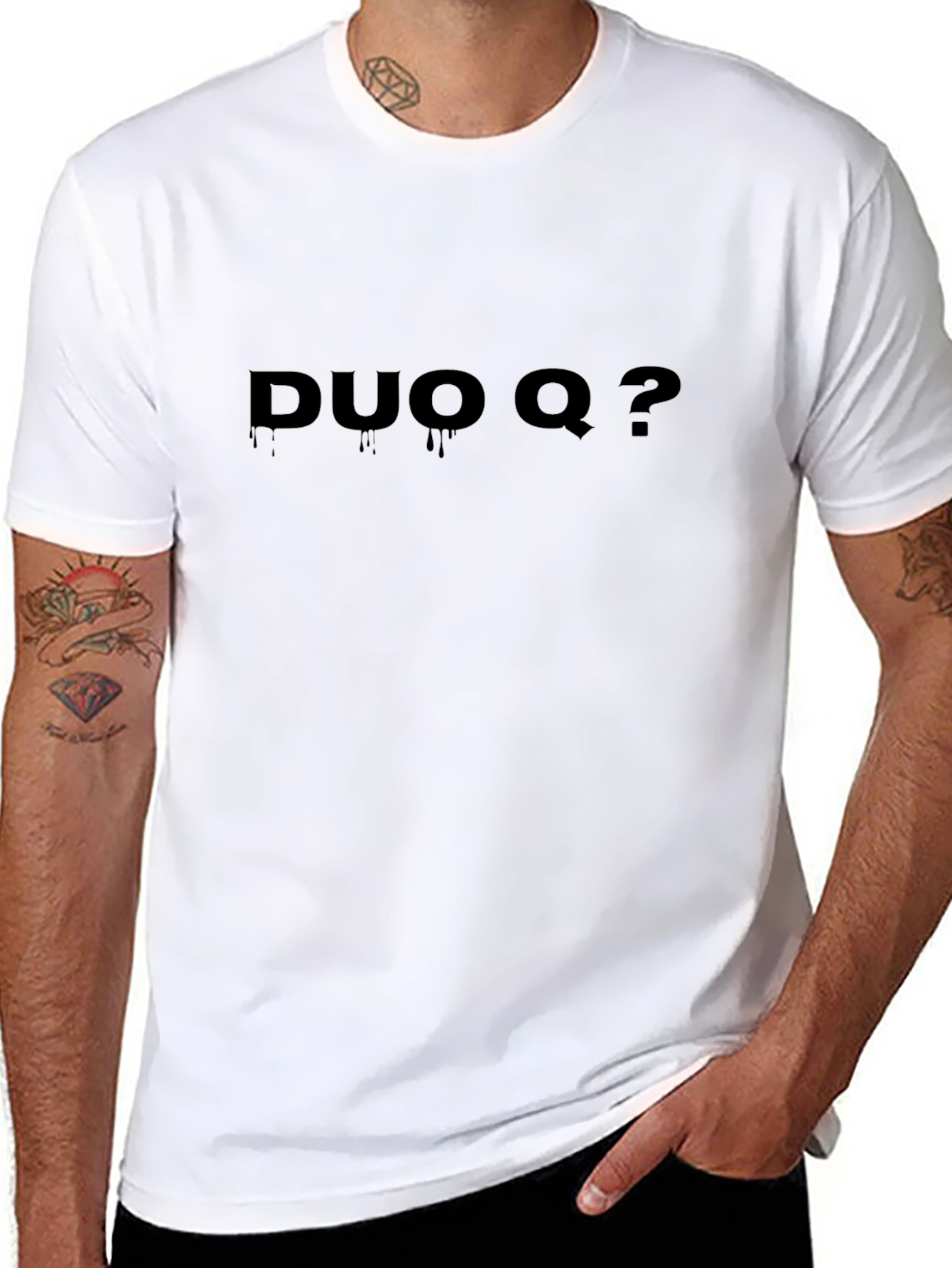 Duo Q? Black Graphic T-Shirt