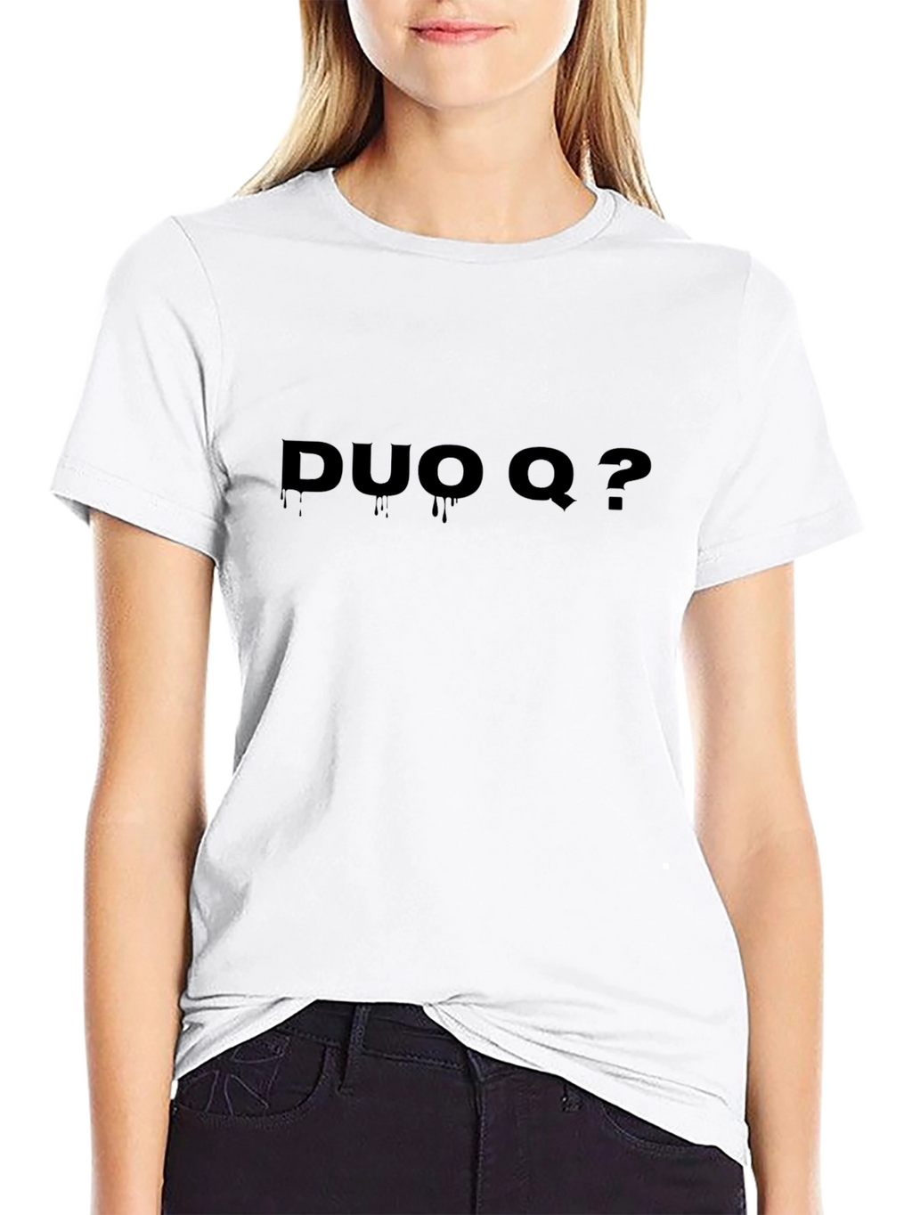 Duo Q? Black Graphic T-Shirt