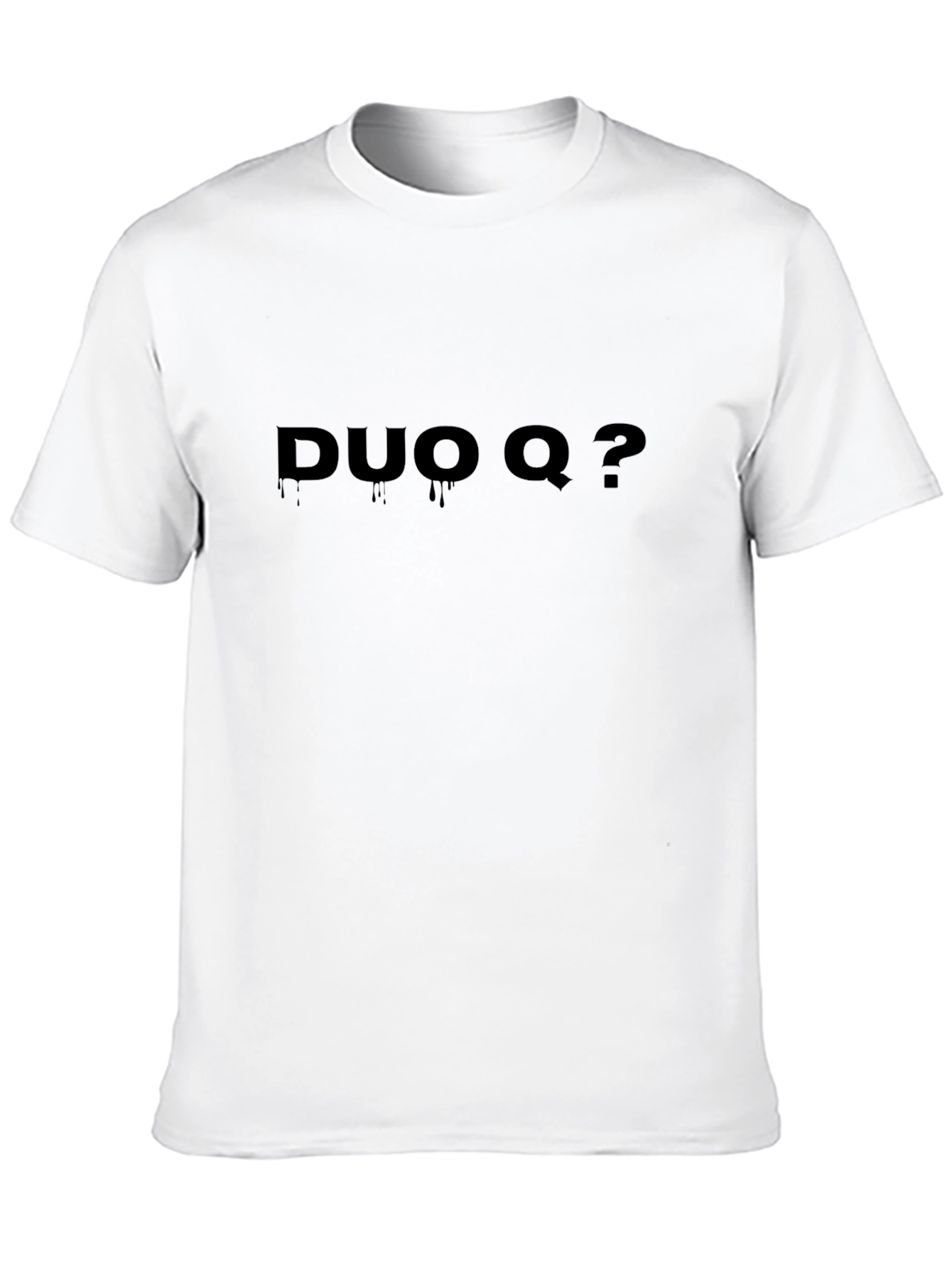 Duo Q? Black Graphic T-Shirt