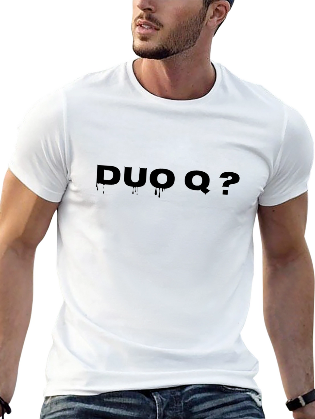 Duo Q? Black Graphic T-Shirt