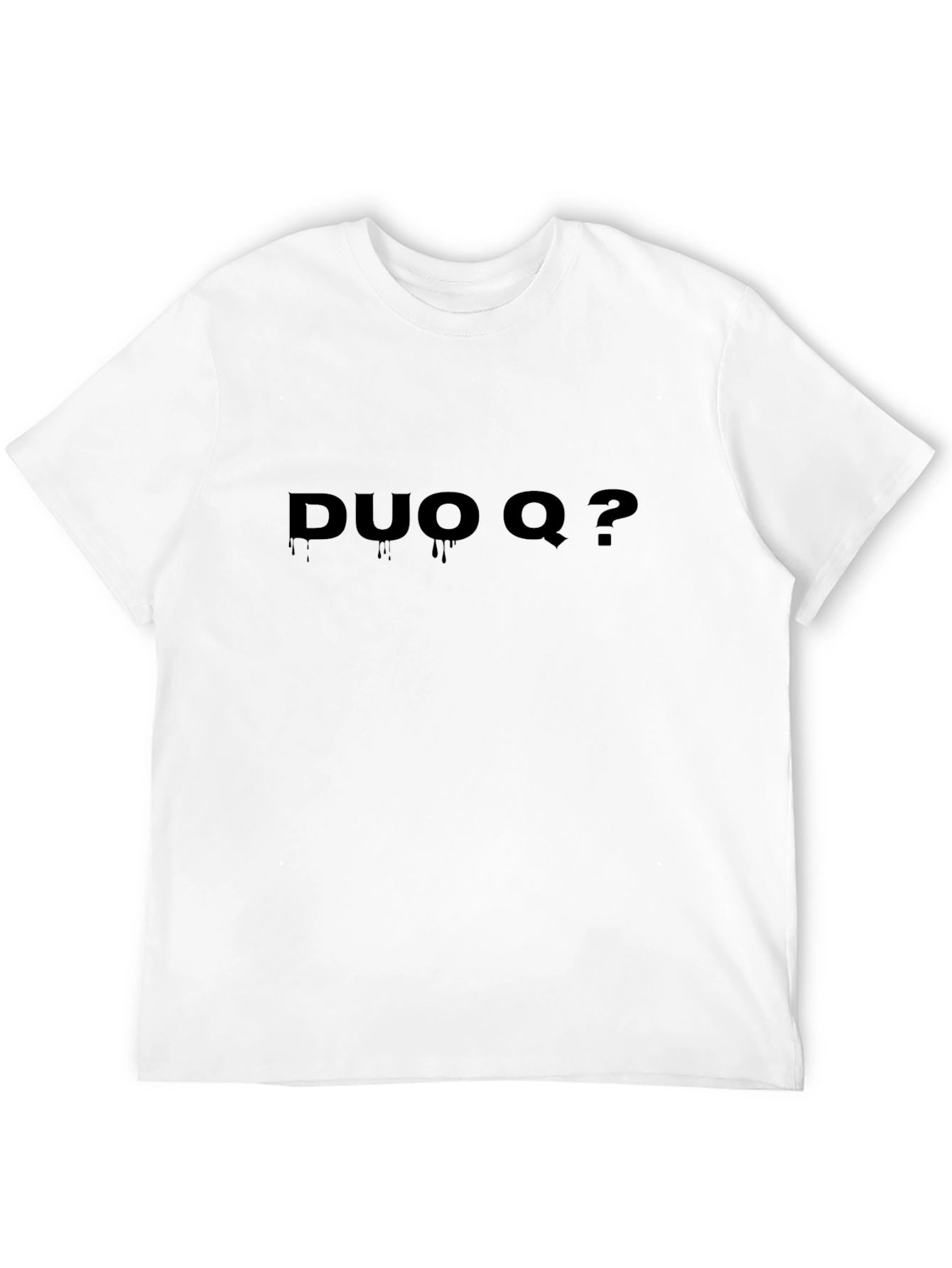 Duo Q? Black Graphic T-Shirt