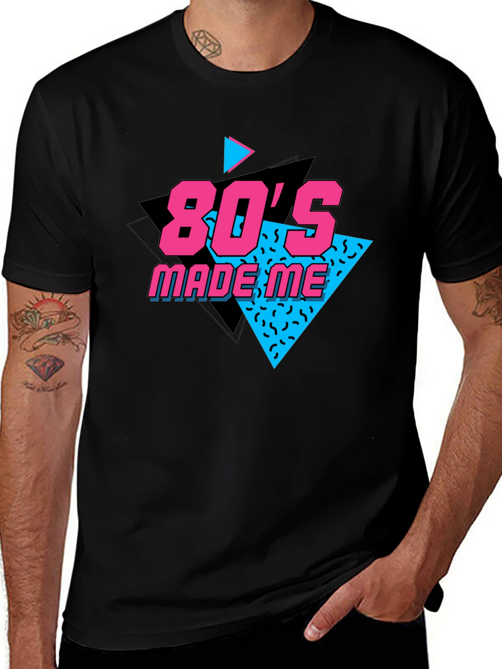 80s Made Me Retro Graphic T-Shirt