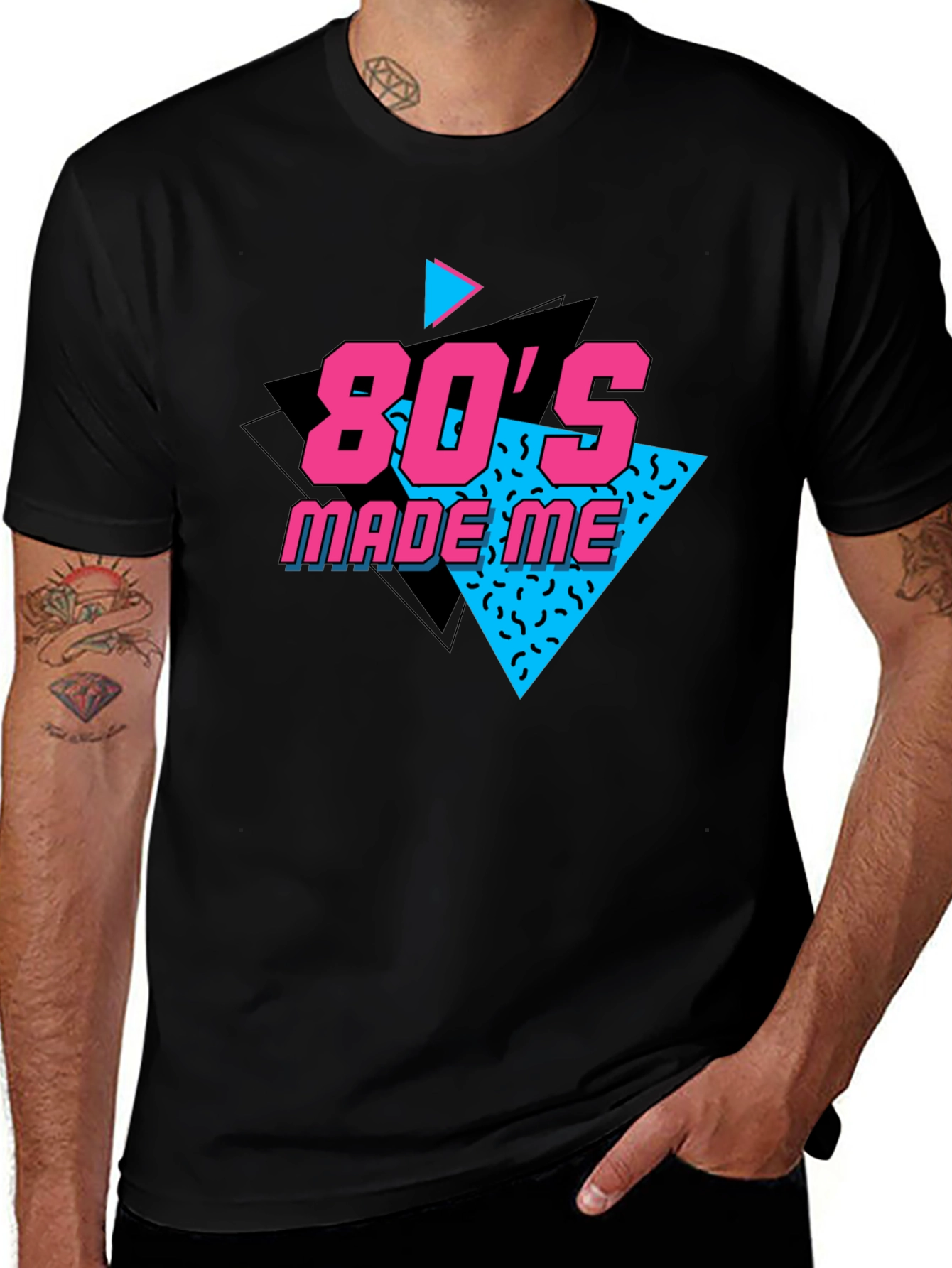 80s Made Me Retro Graphic T-Shirt