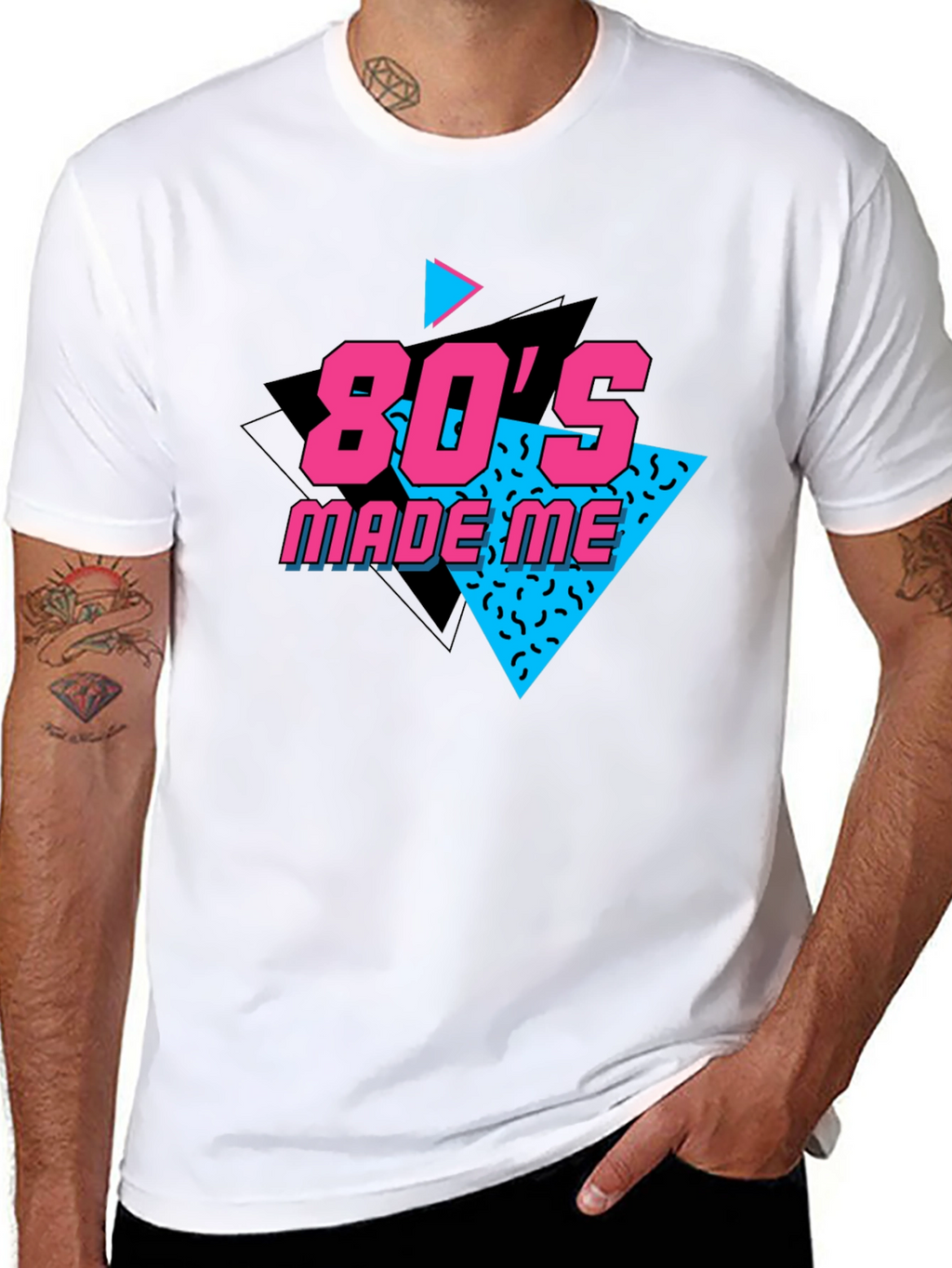 80s Made Me Retro Graphic T-Shirt