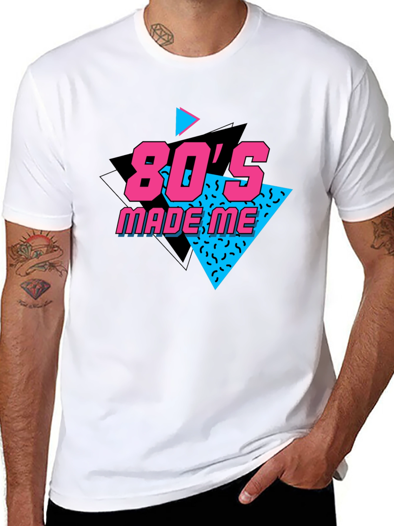 80s Made Me Retro Graphic T-Shirt
