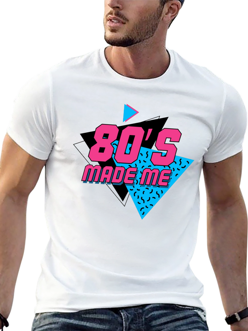 80s Made Me Retro Graphic T-Shirt