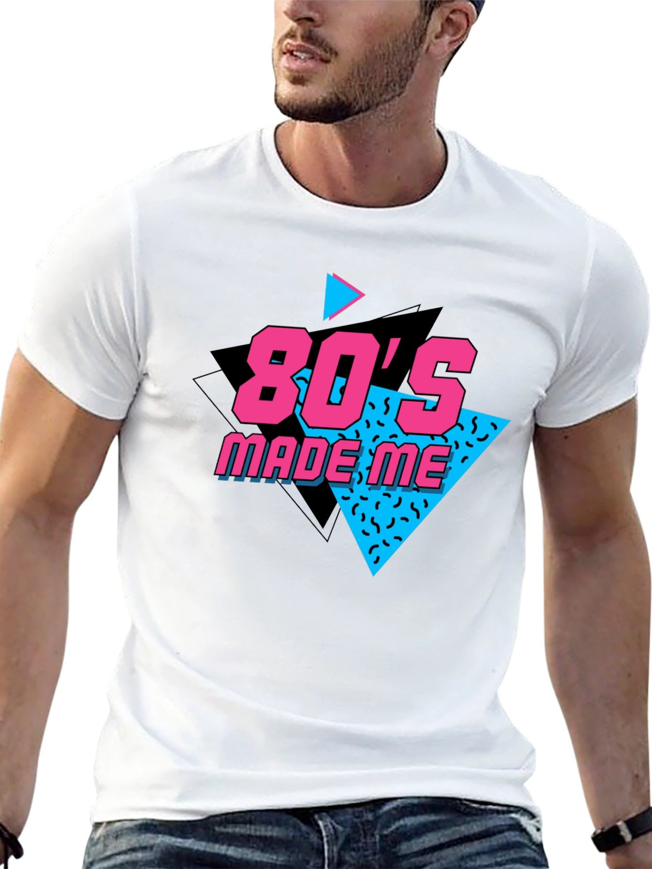 80s Made Me Retro Graphic T-Shirt