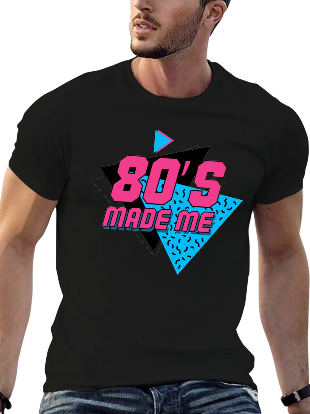 80s Made Me Retro Graphic T-Shirt