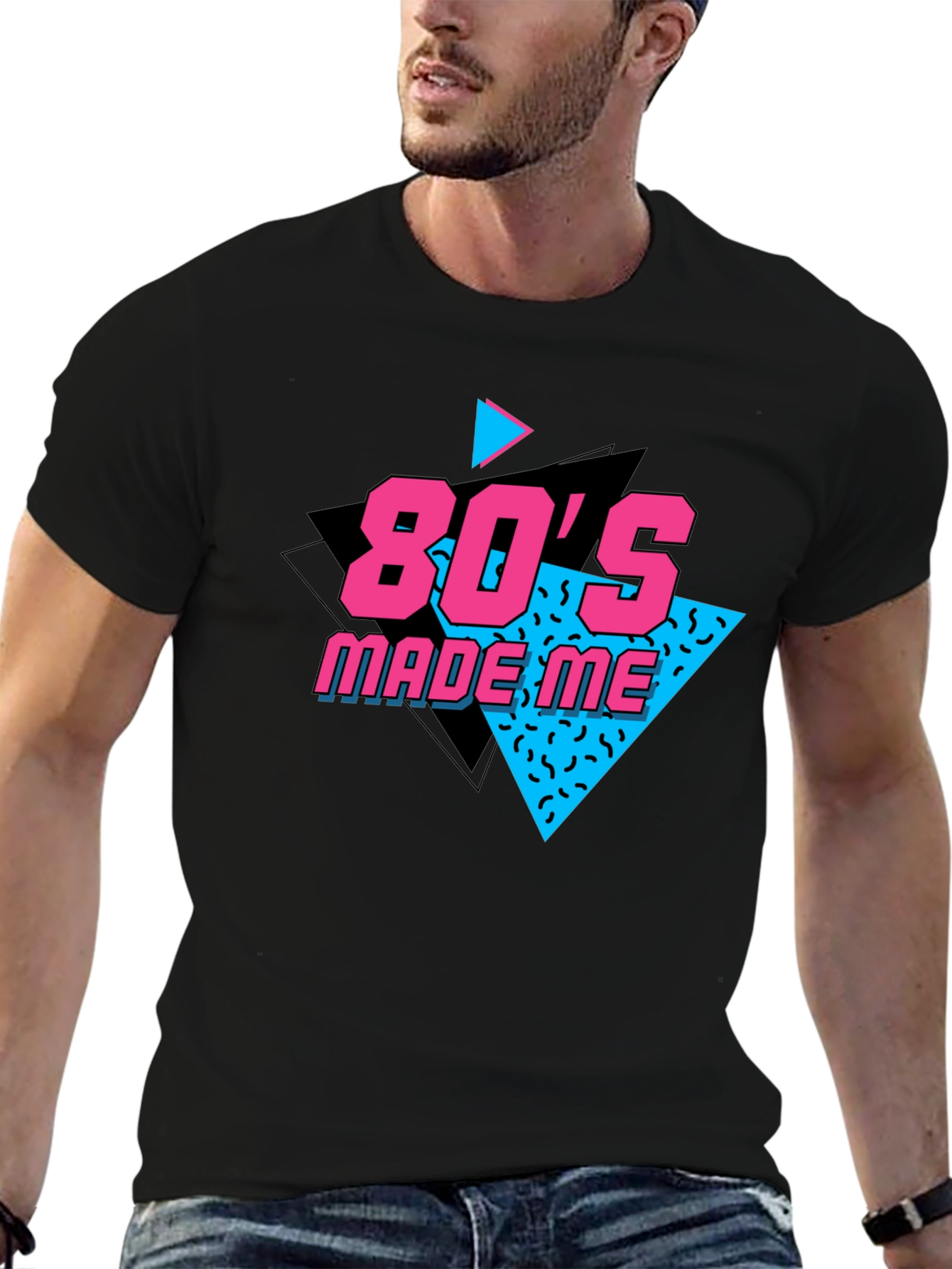 80s Made Me Retro Graphic T-Shirt