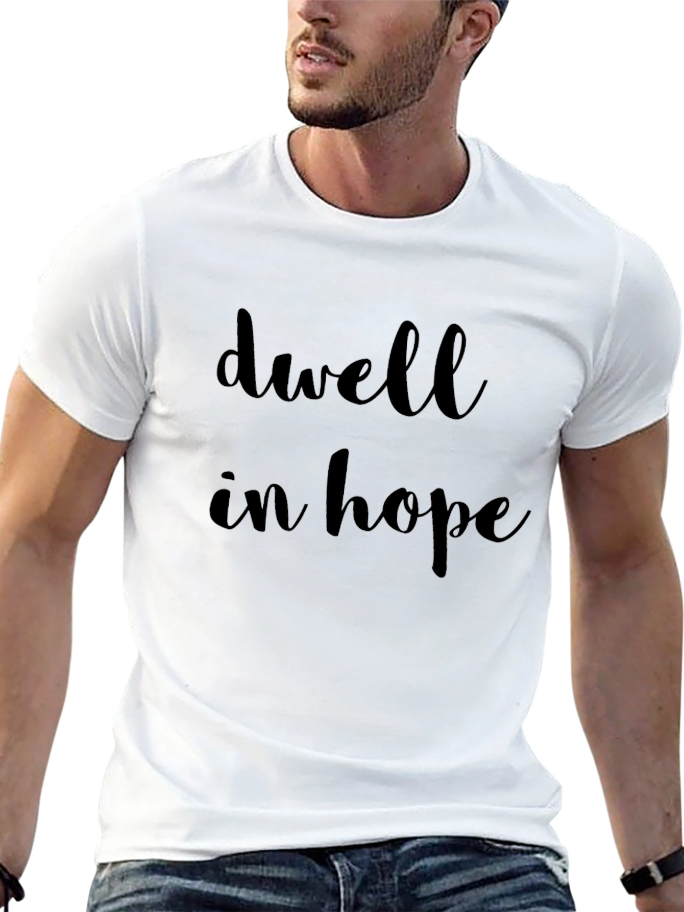 Dwell in Hope Black T-Shirt
