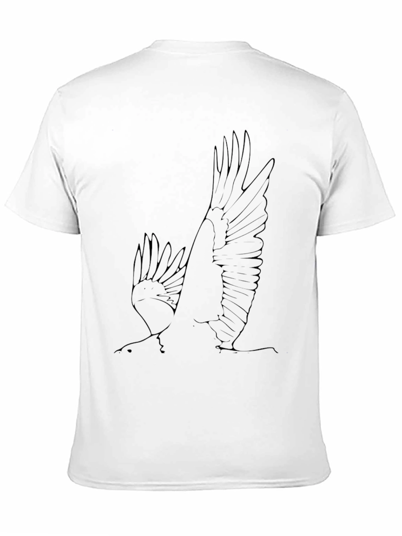 Black Eagle Outline T-Shirt