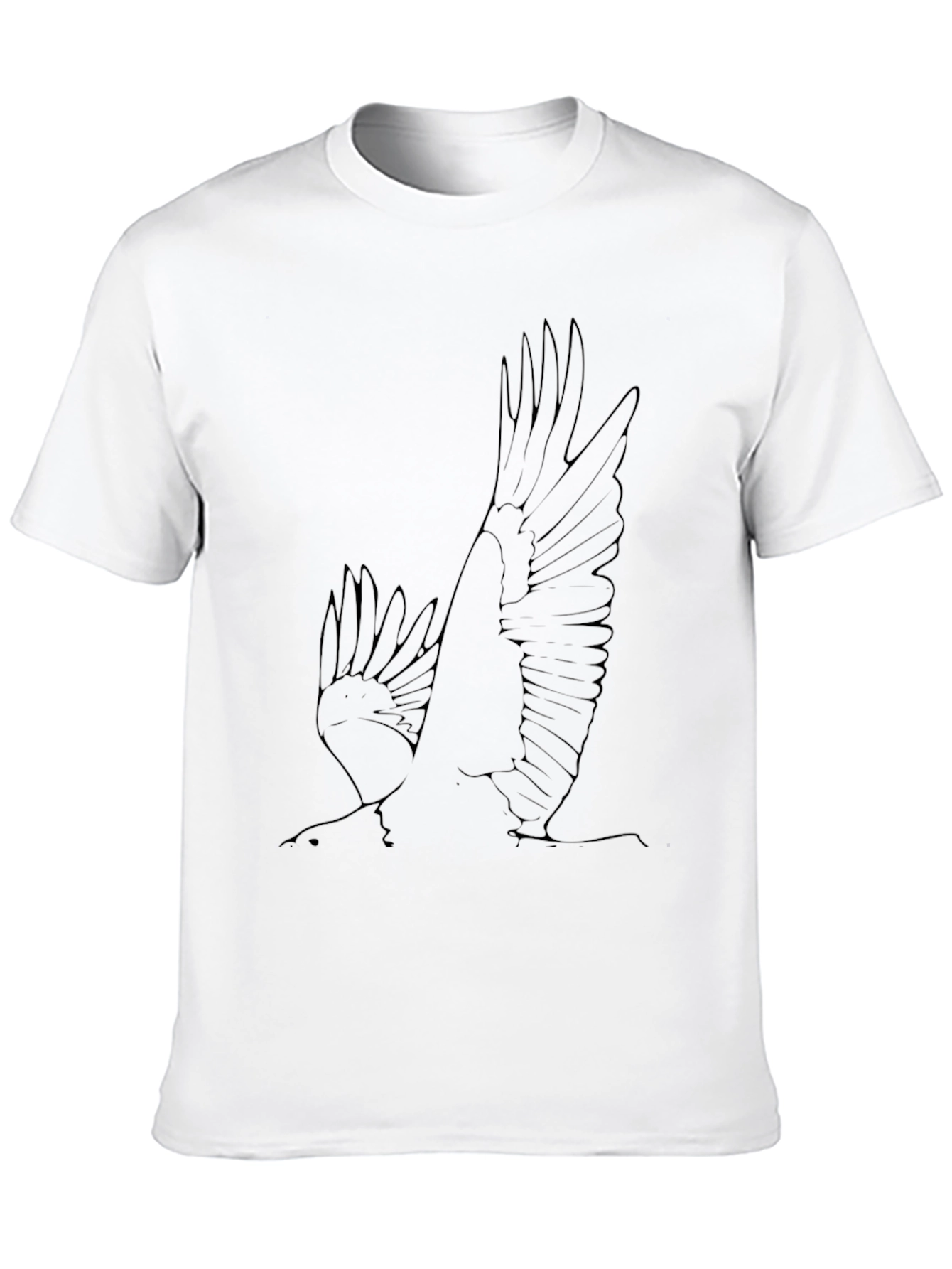Black Eagle Outline T-Shirt
