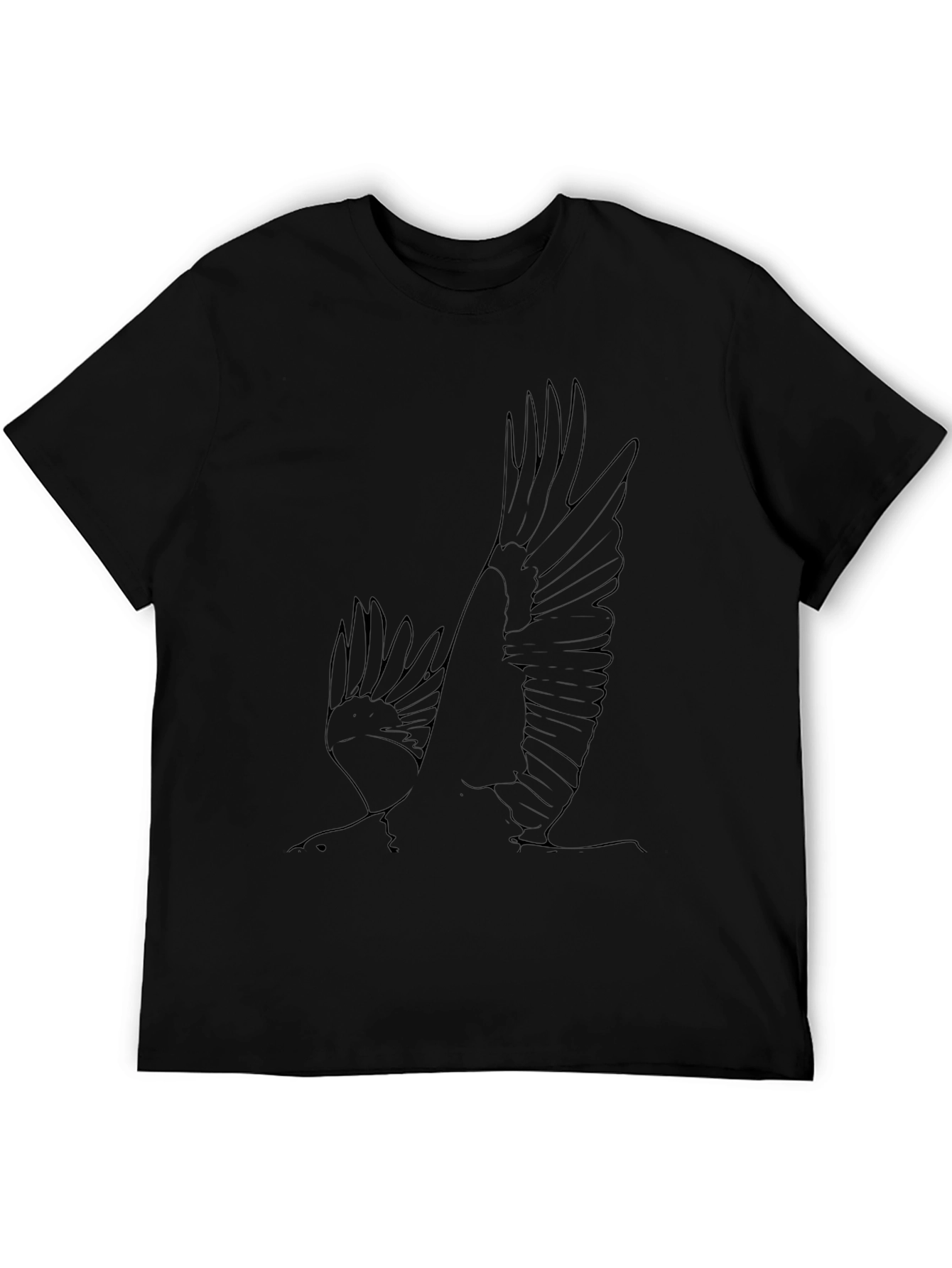 Black Eagle Outline T-Shirt