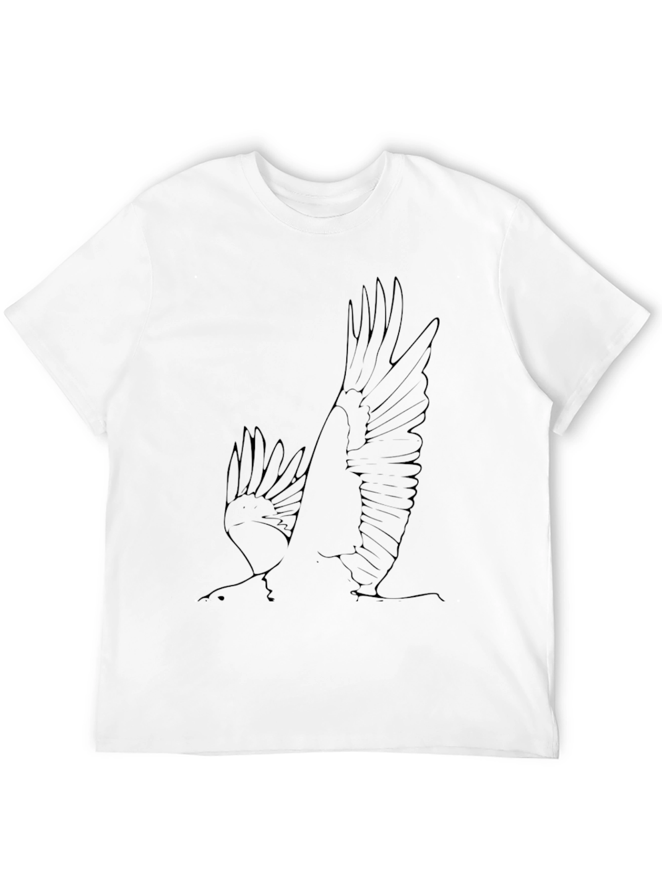 Black Eagle Outline T-Shirt