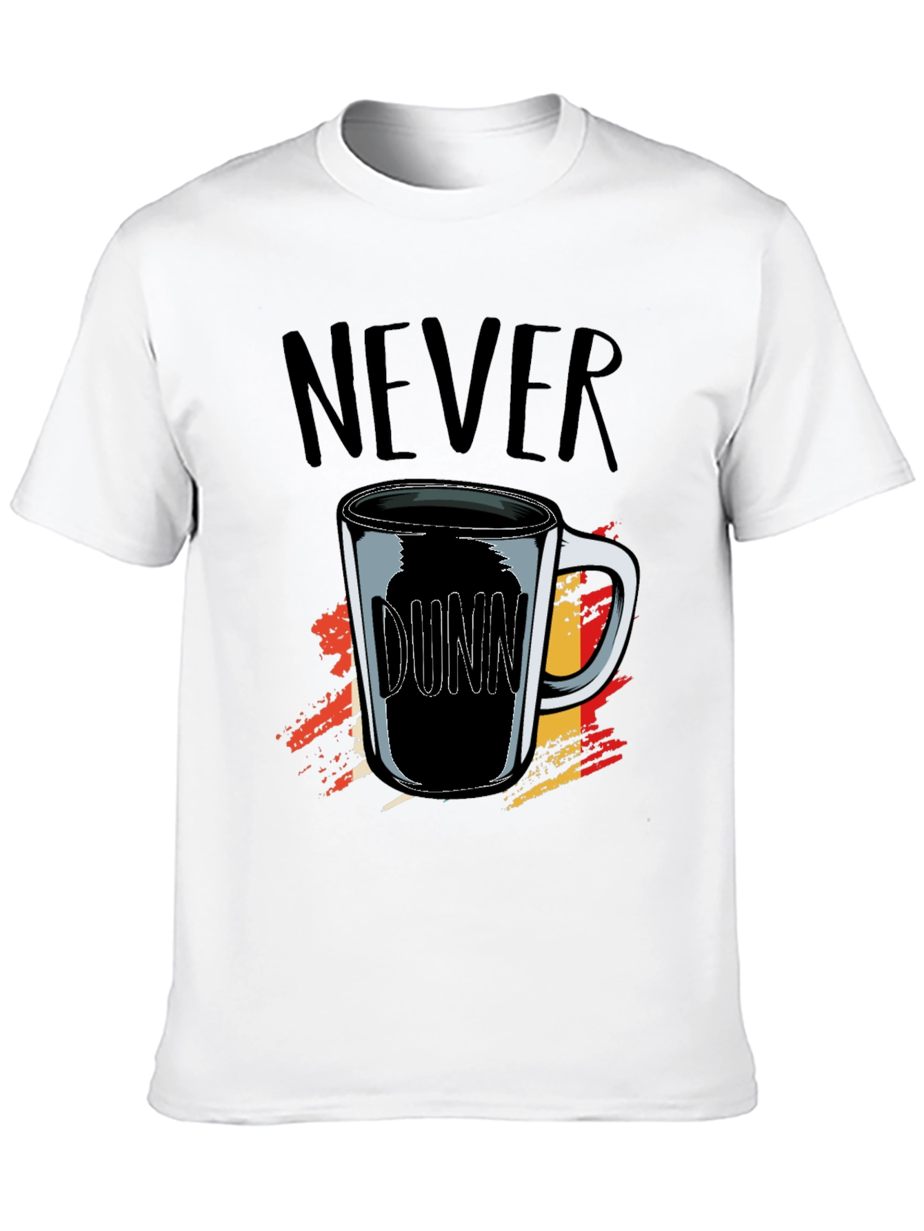 Never Dunn Coffee Mug Graphic Tee