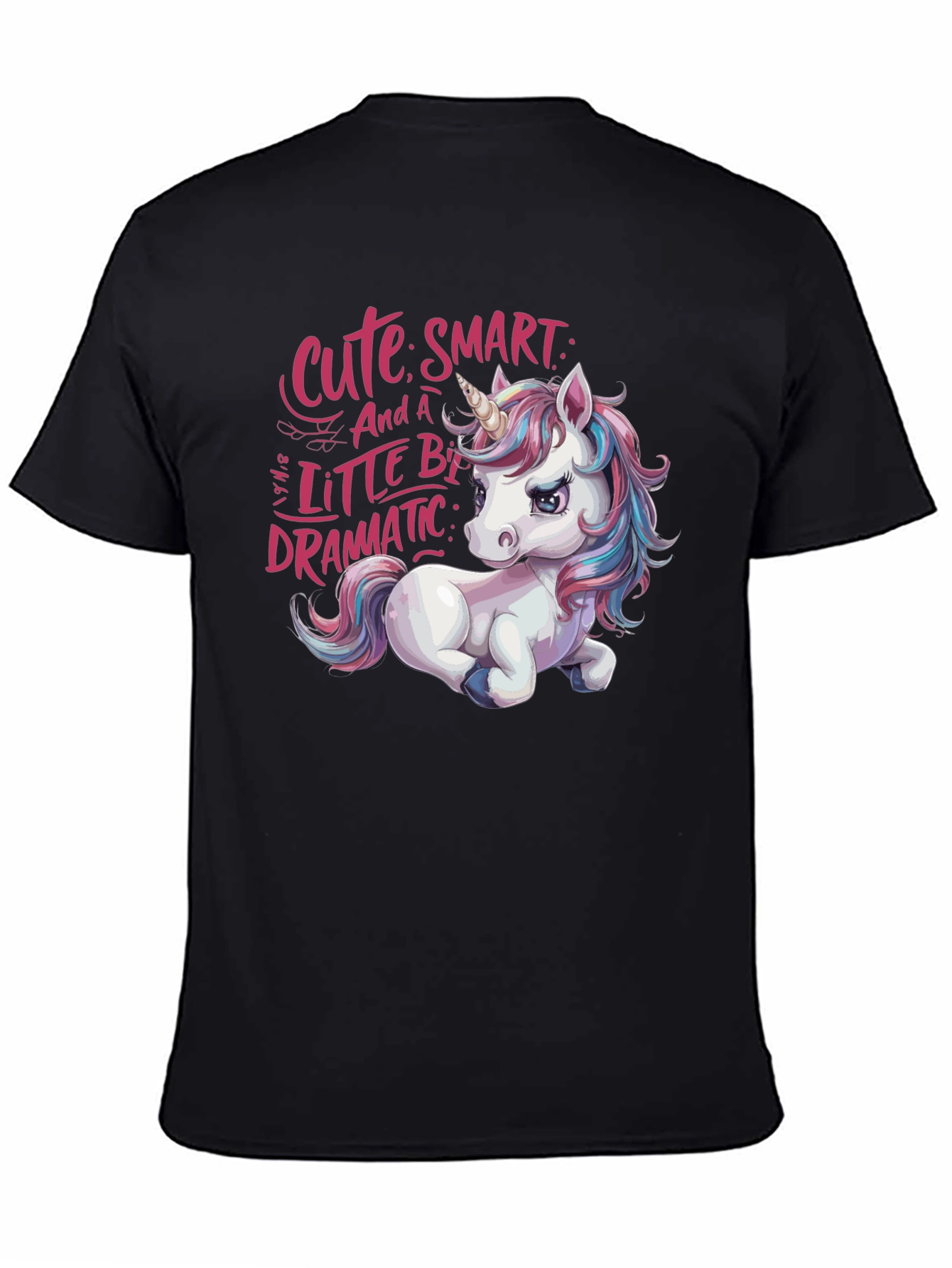 Cute Unicorn Graphic Tee - Smart Dramatic and Stylish!