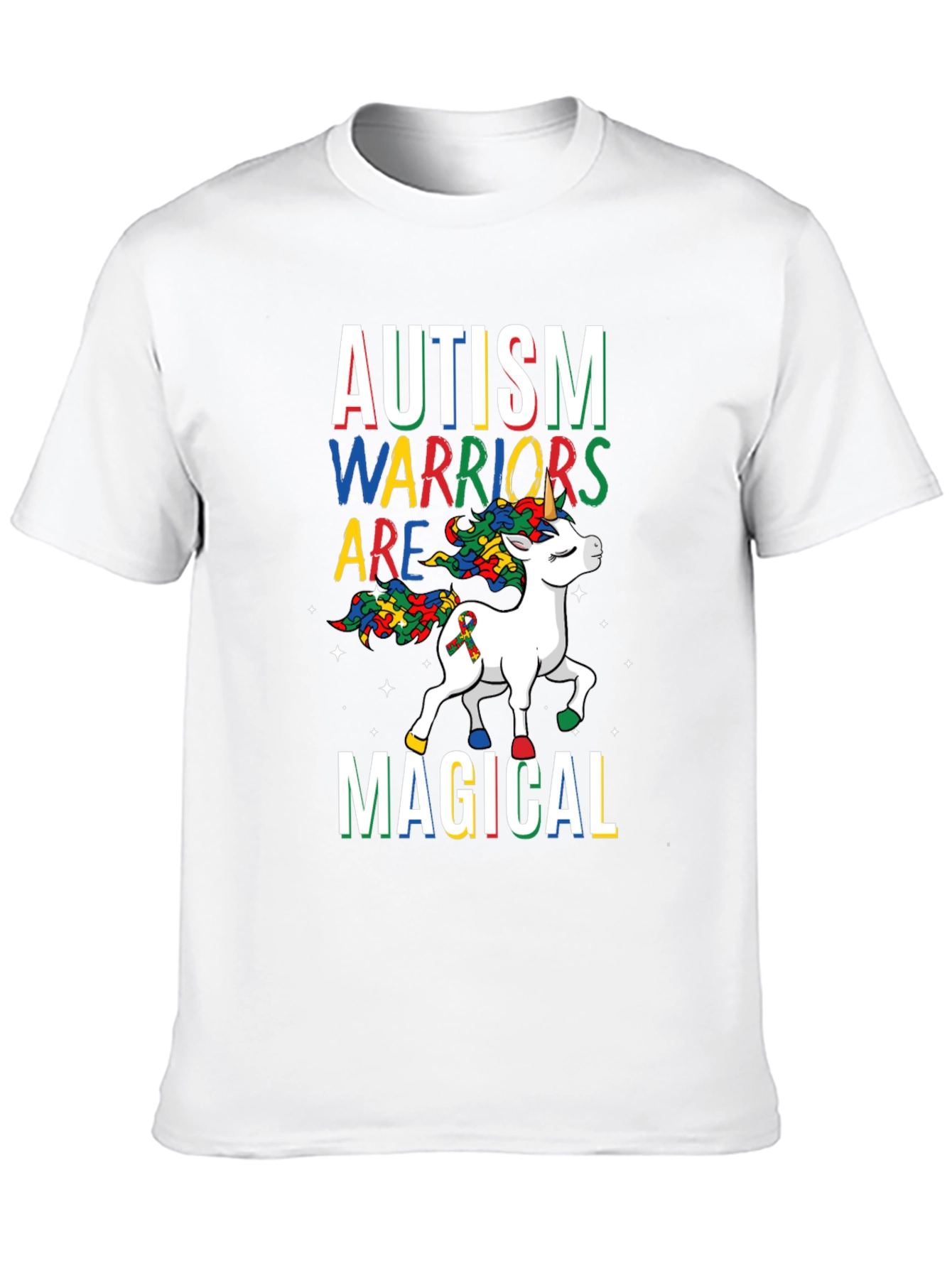 Autism Warriors Magical Unicorn T-Shirt