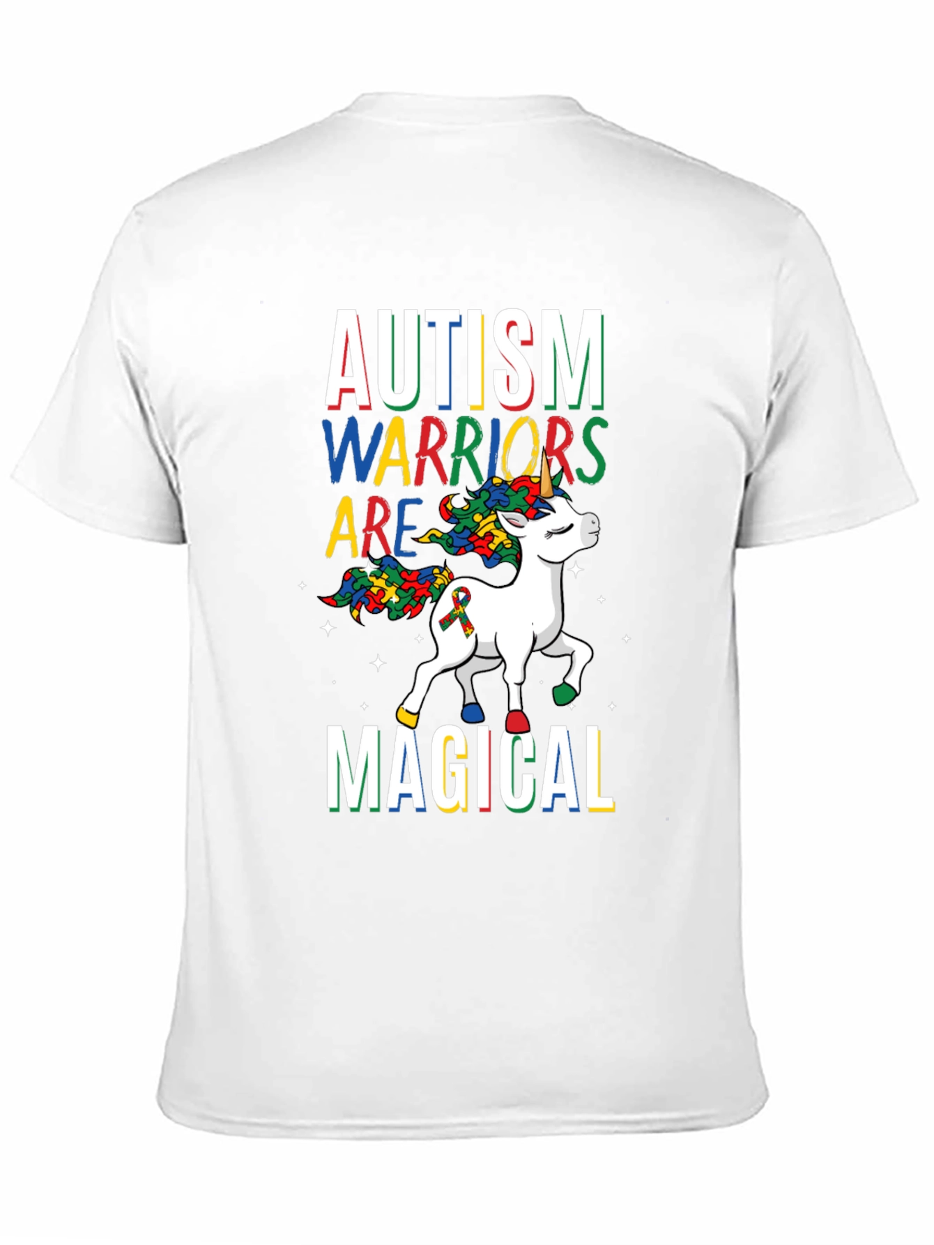 Autism Warriors Magical Unicorn T-Shirt