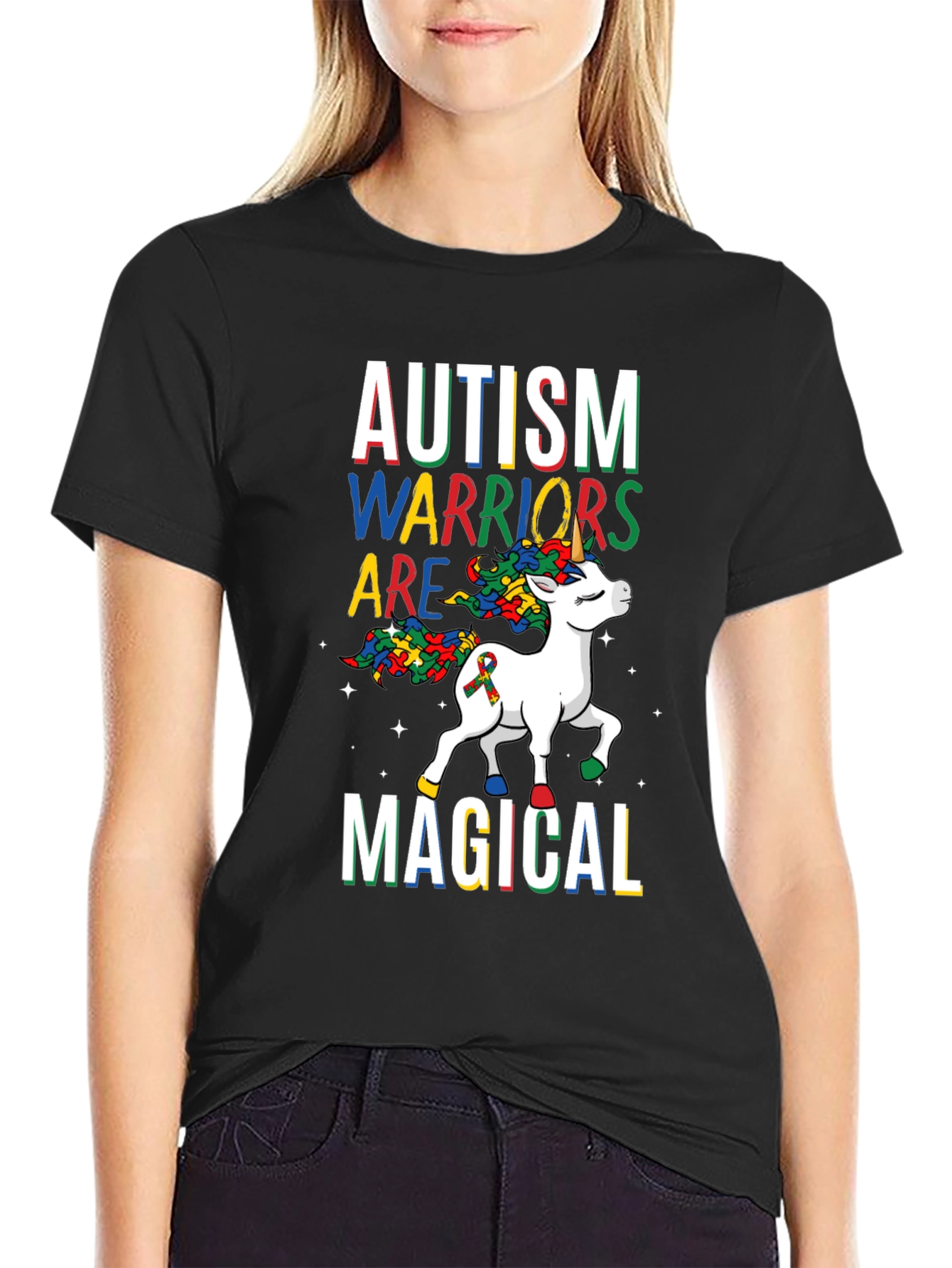 Autism Warriors Magical Unicorn T-Shirt