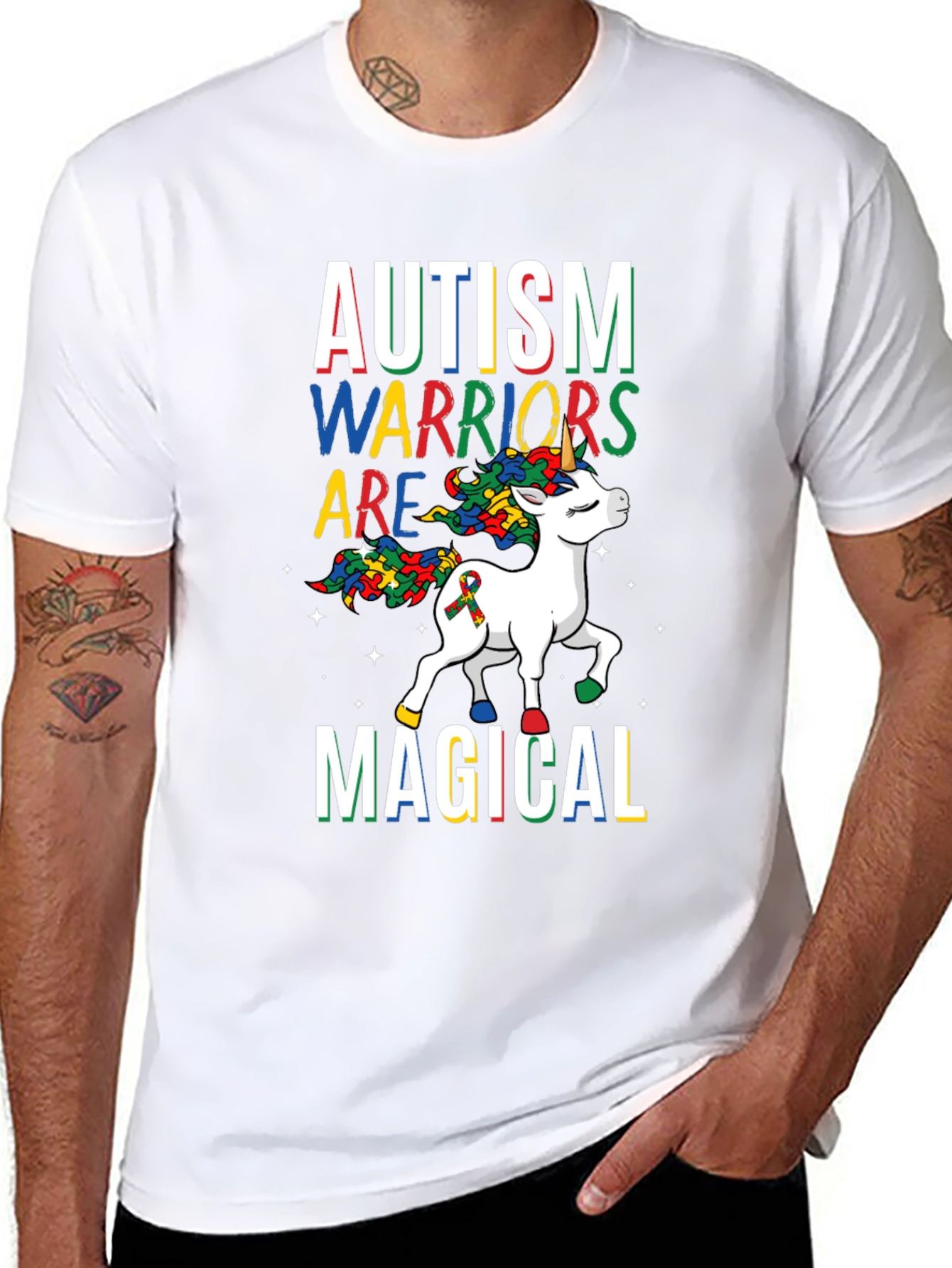 Autism Warriors Magical Unicorn T-Shirt