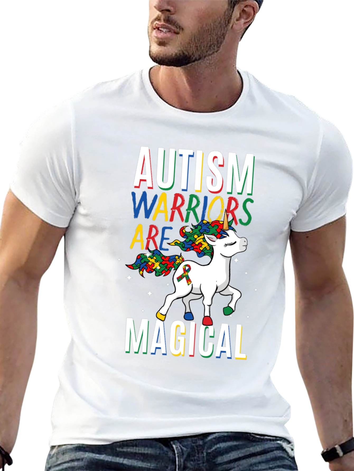 Autism Warriors Magical Unicorn T-Shirt