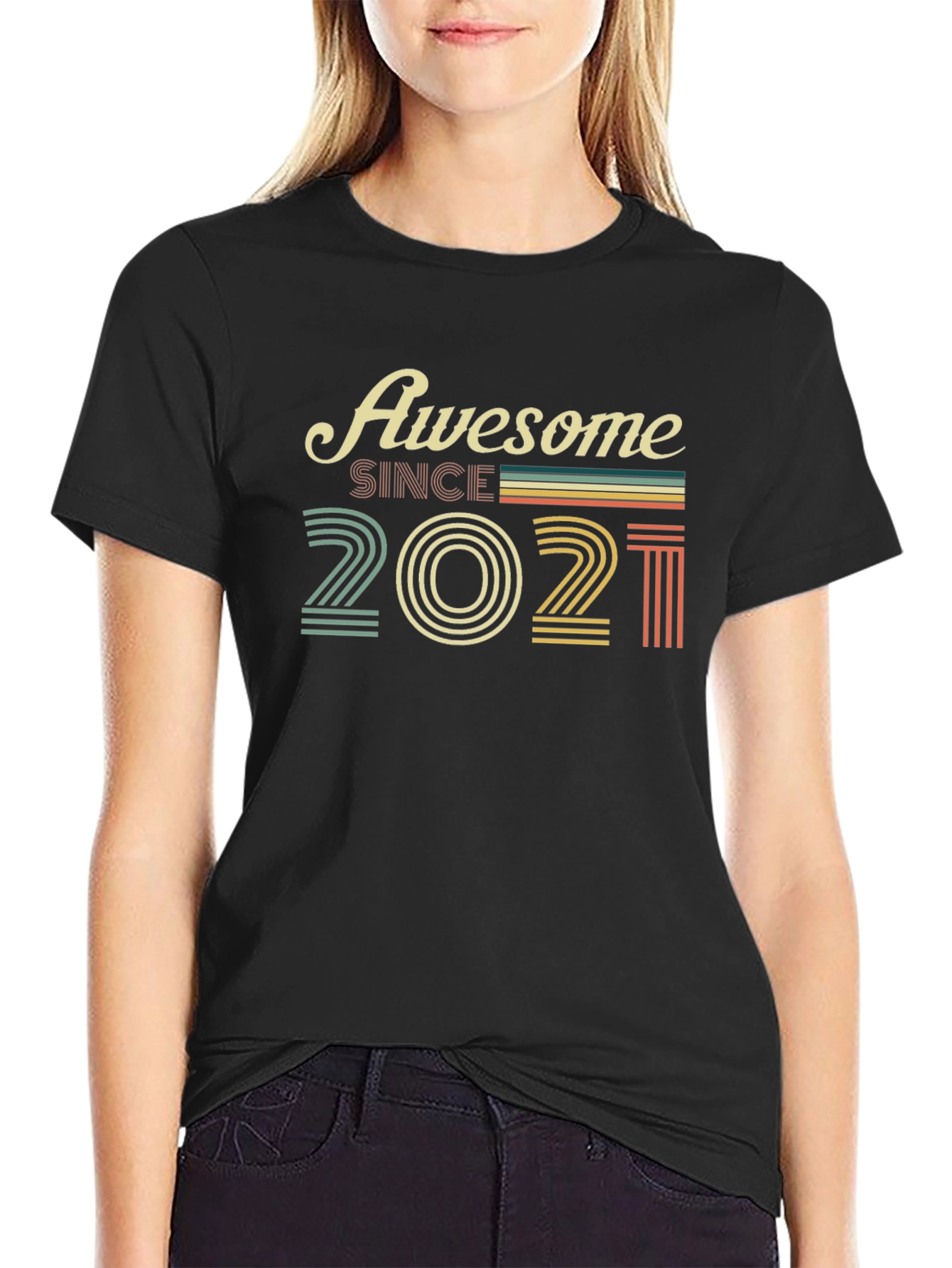 Awesome Since 2021 Graphic T-Shirt