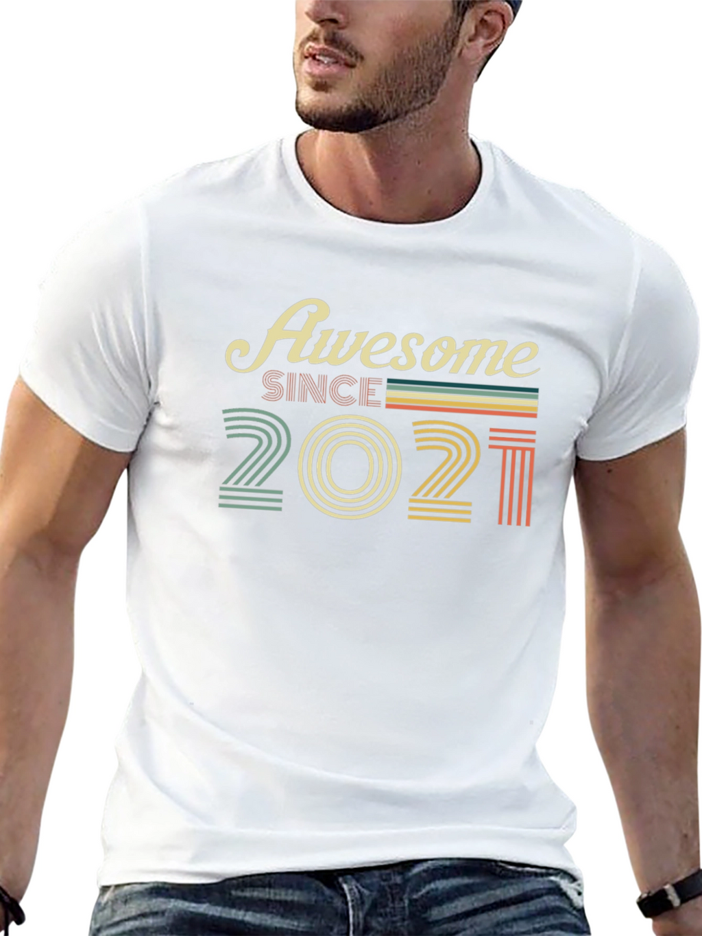 Awesome Since 2021 Graphic T-Shirt