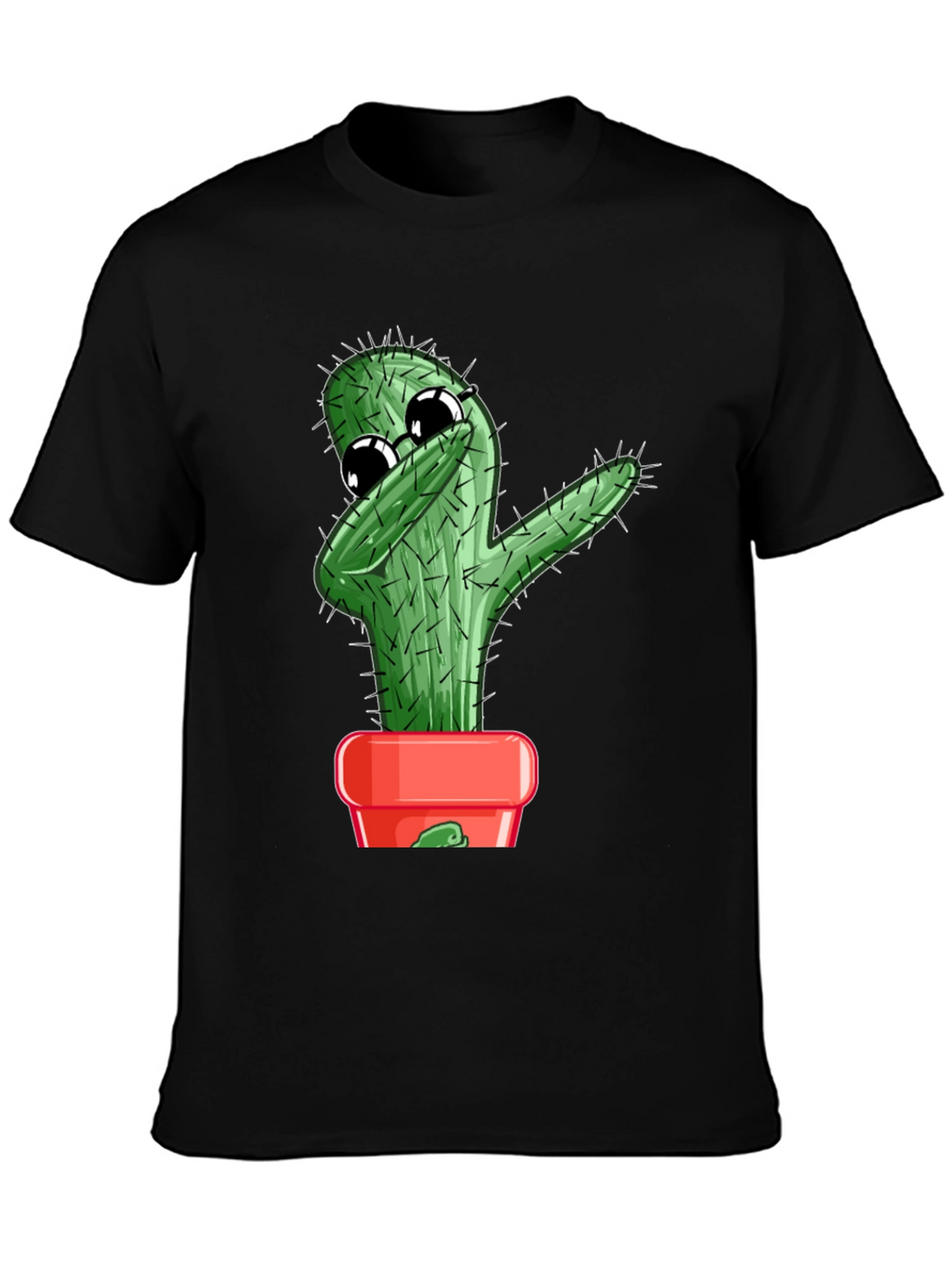 Dabbing Cactus Graphic T-Shirt