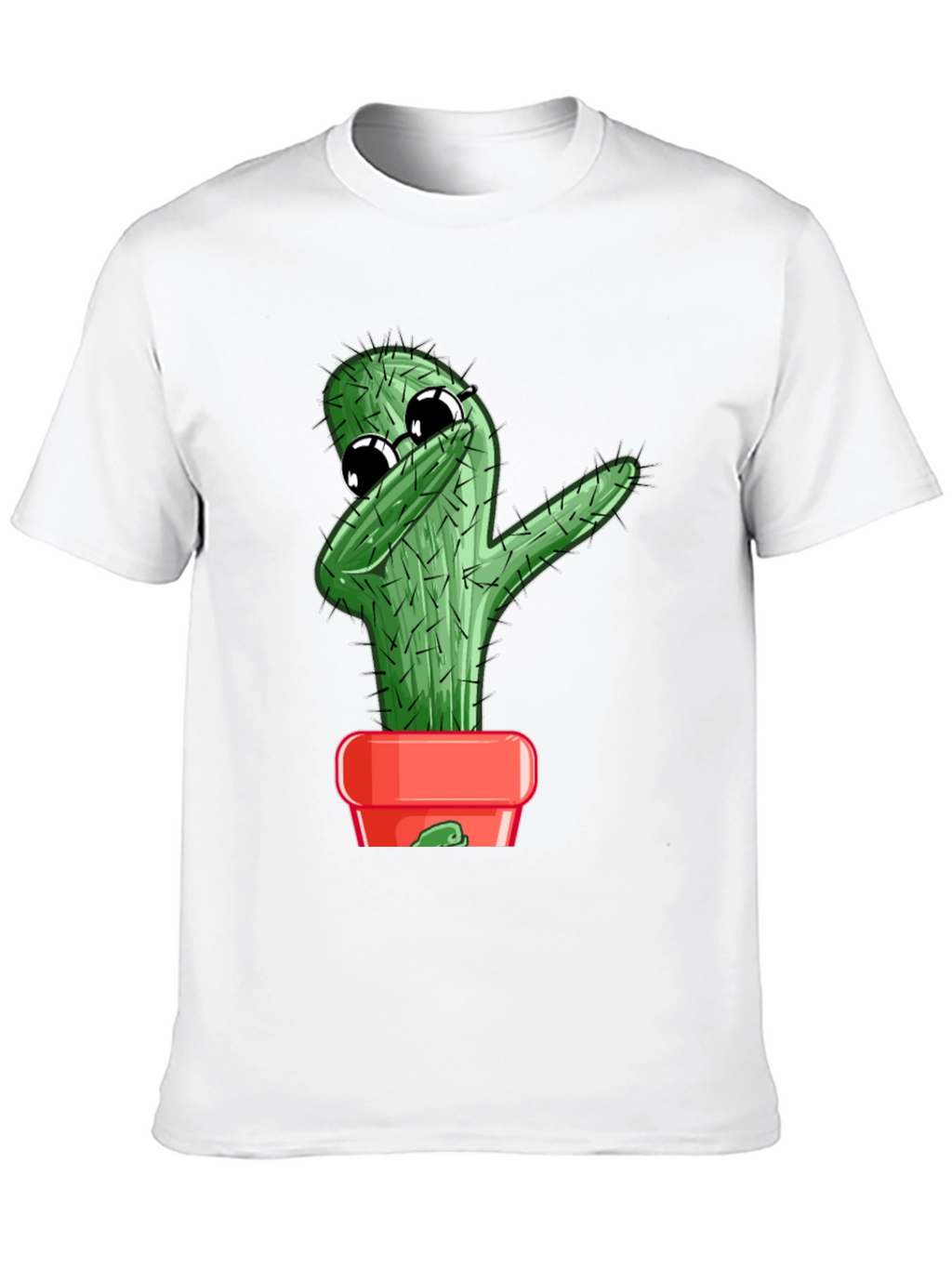 Dabbing Cactus Graphic T-Shirt