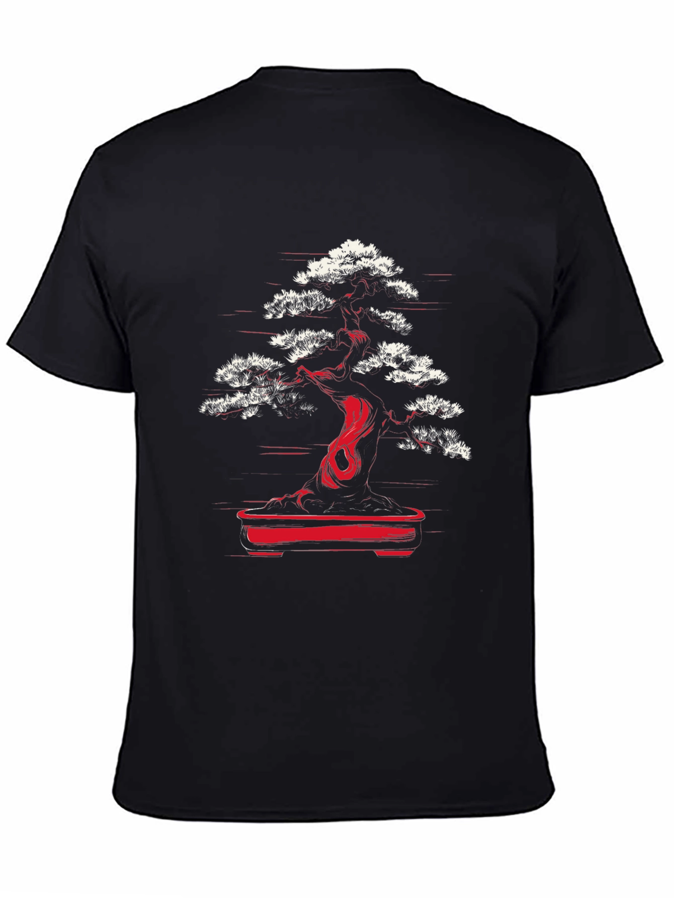 Bonsai Tree Graphic Tee - Unique Japanese Art T-Shirt