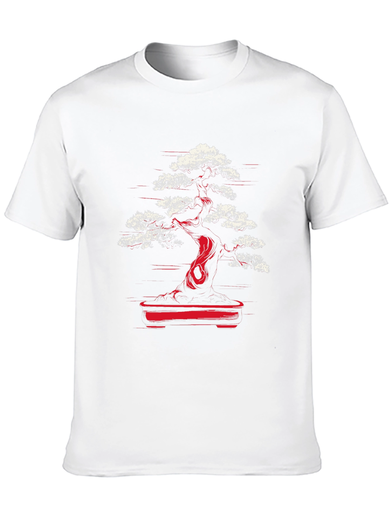 Bonsai Tree Graphic Tee - Unique Japanese Art T-Shirt