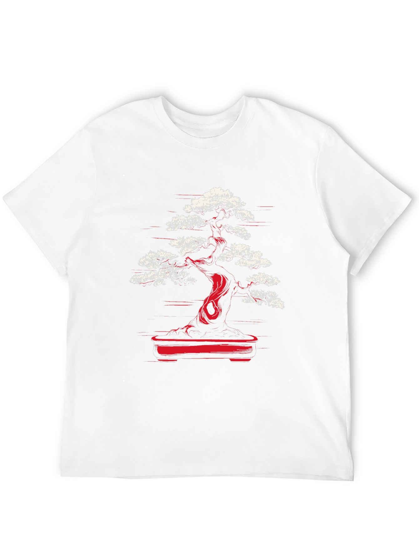 Bonsai Tree Graphic Tee - Unique Japanese Art T-Shirt