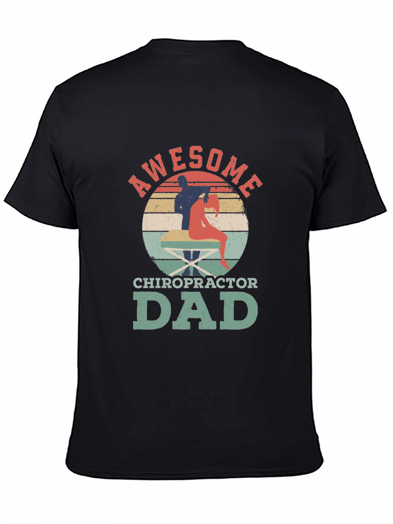 Awesome Chiropractor Dad T-Shirt