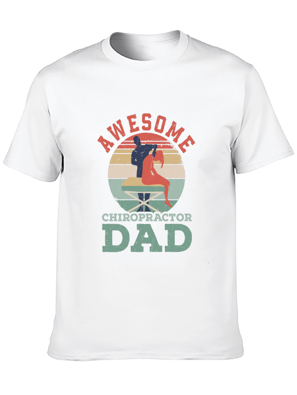 Awesome Chiropractor Dad T-Shirt