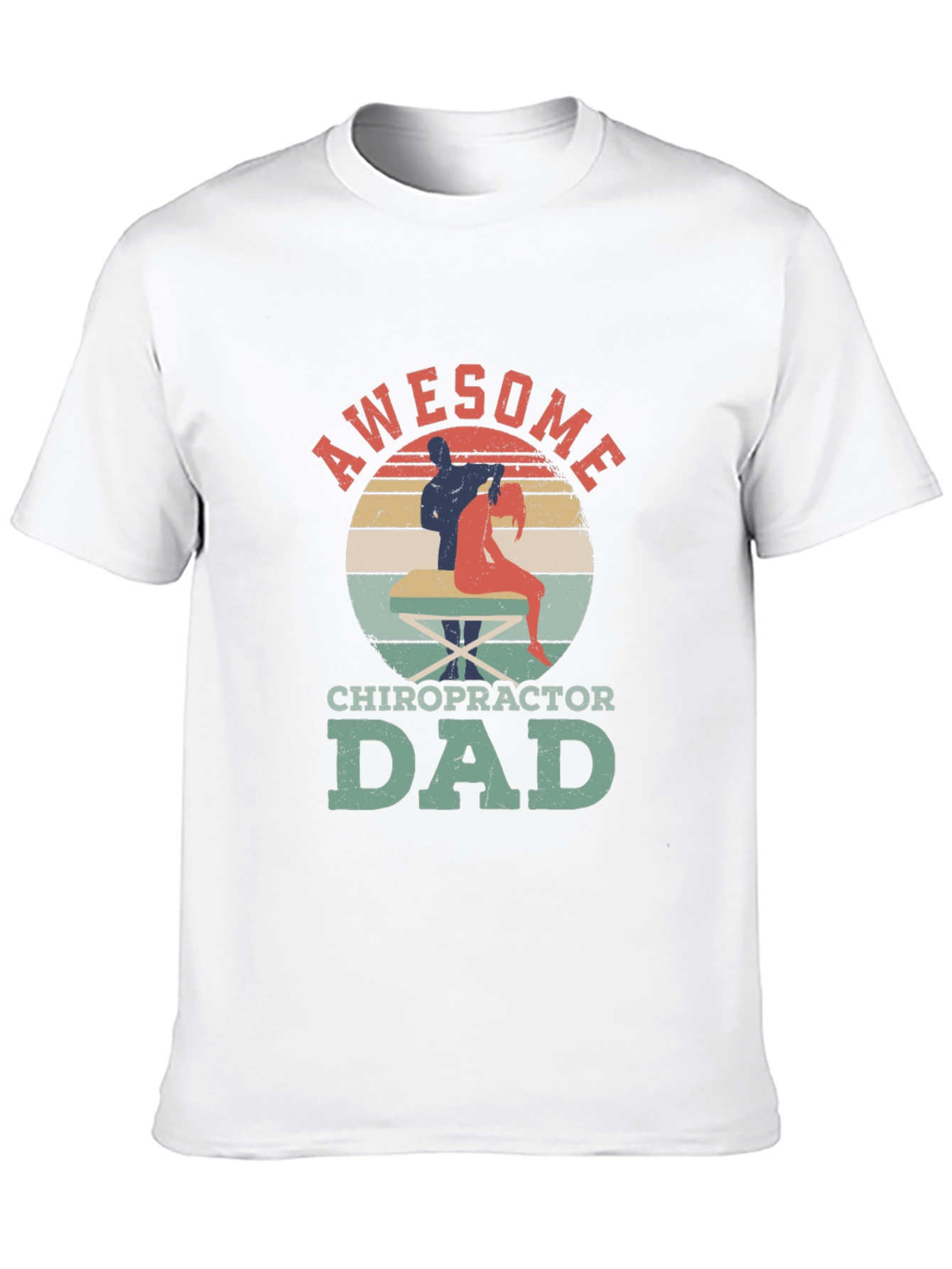 Awesome Chiropractor Dad T-Shirt