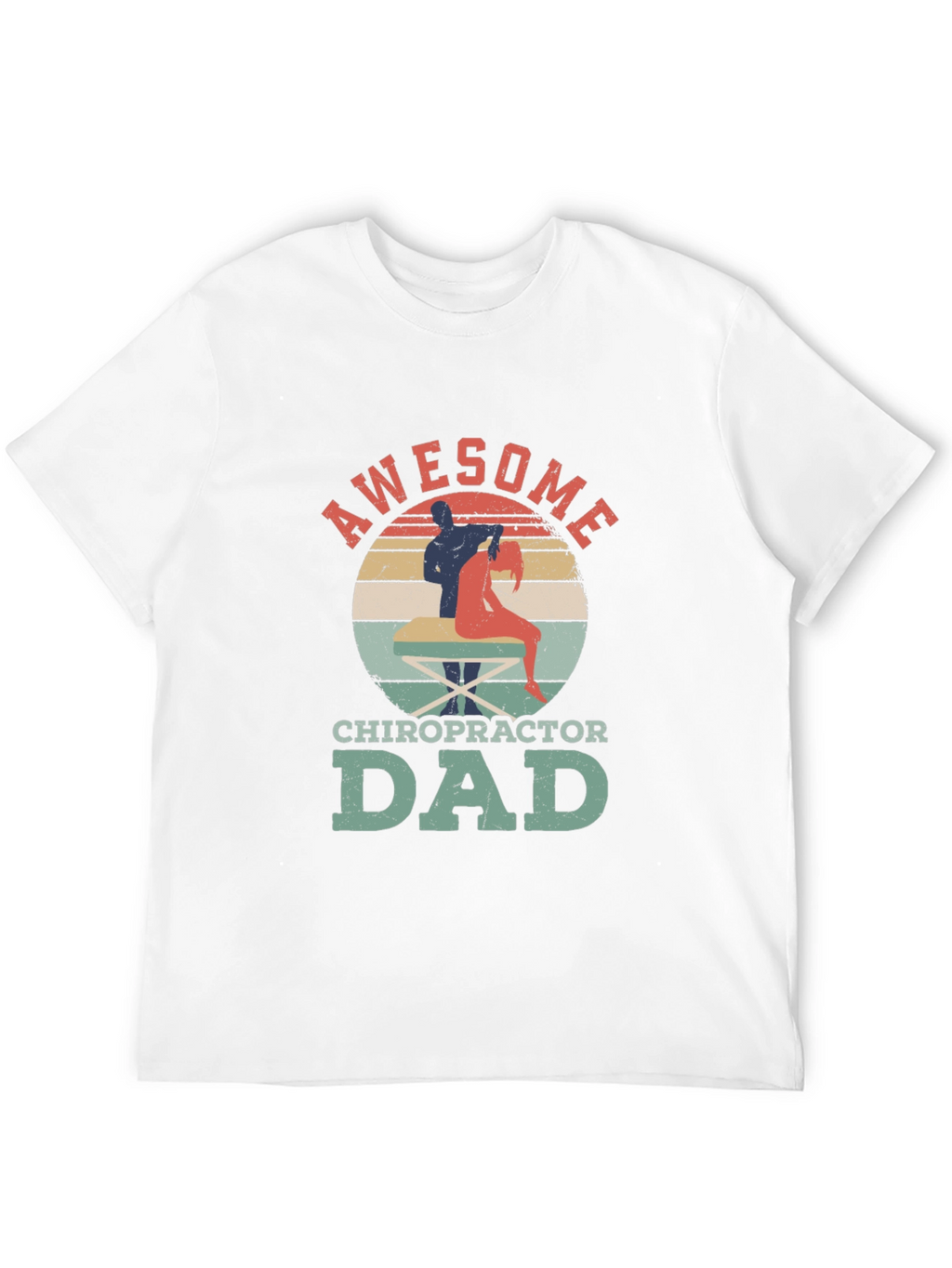 Awesome Chiropractor Dad T-Shirt