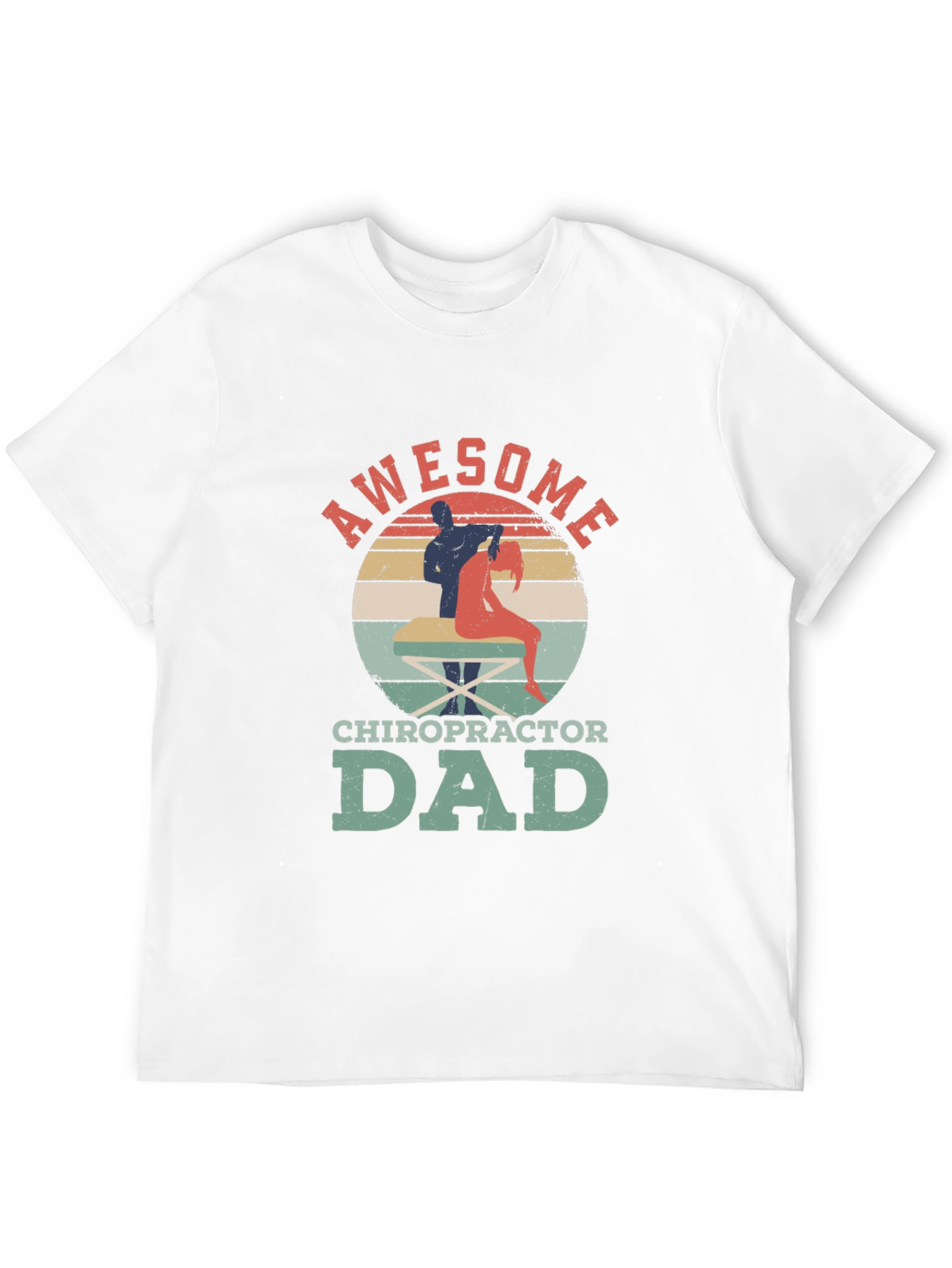 Awesome Chiropractor Dad T-Shirt