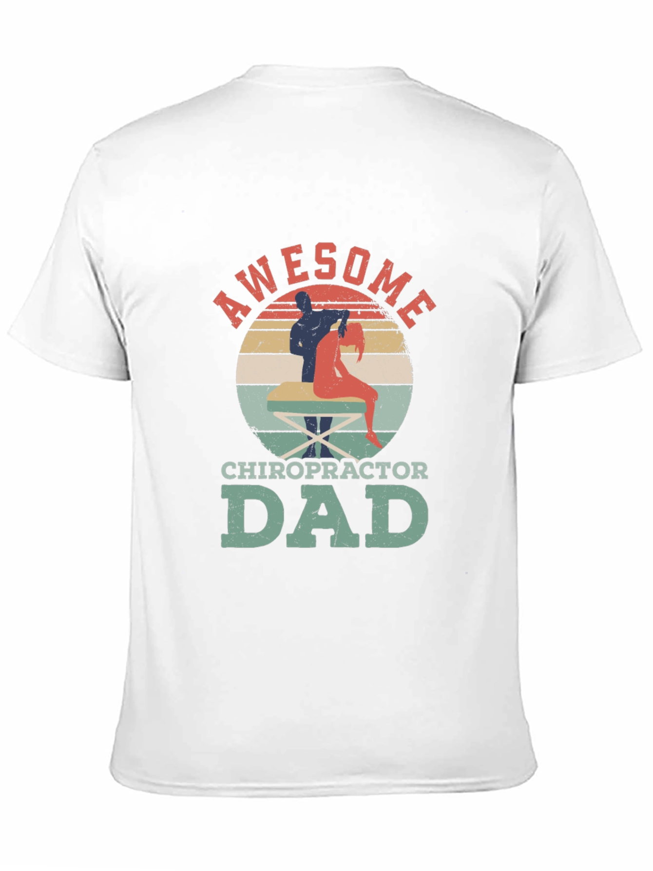 Awesome Chiropractor Dad T-Shirt