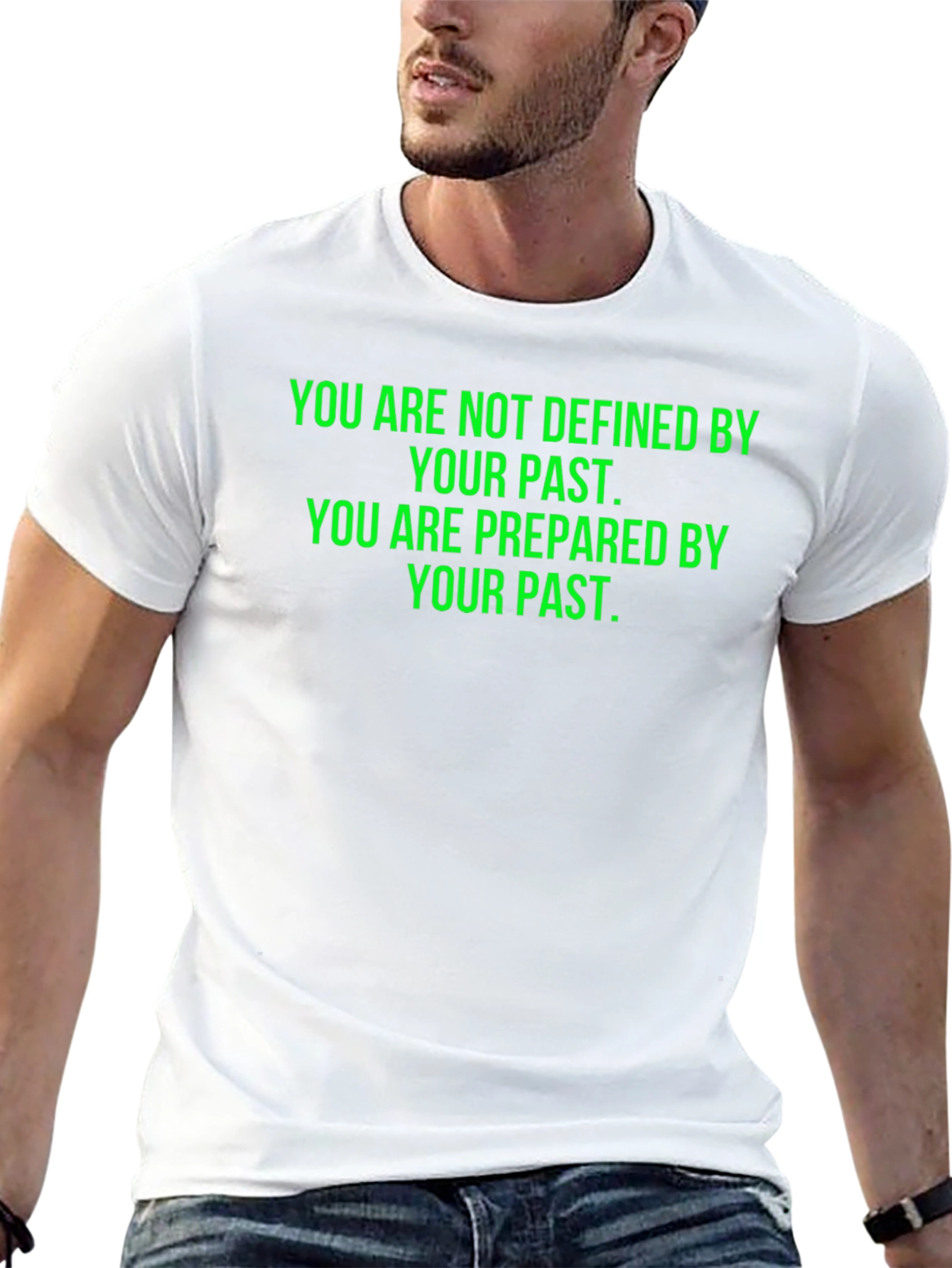 Defined By The Past T-Shirt - Motivational Tee