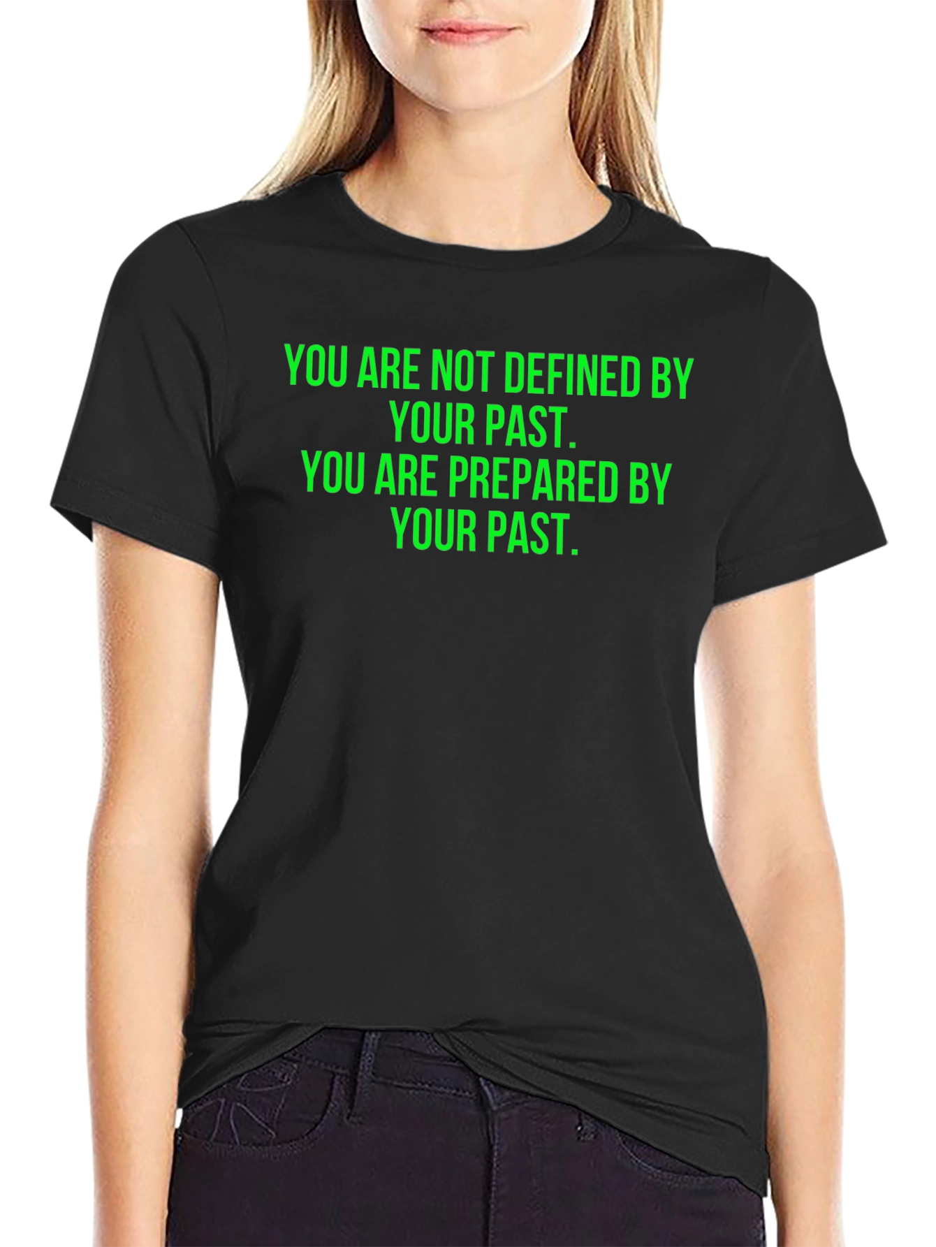 Defined By The Past T-Shirt - Motivational Tee