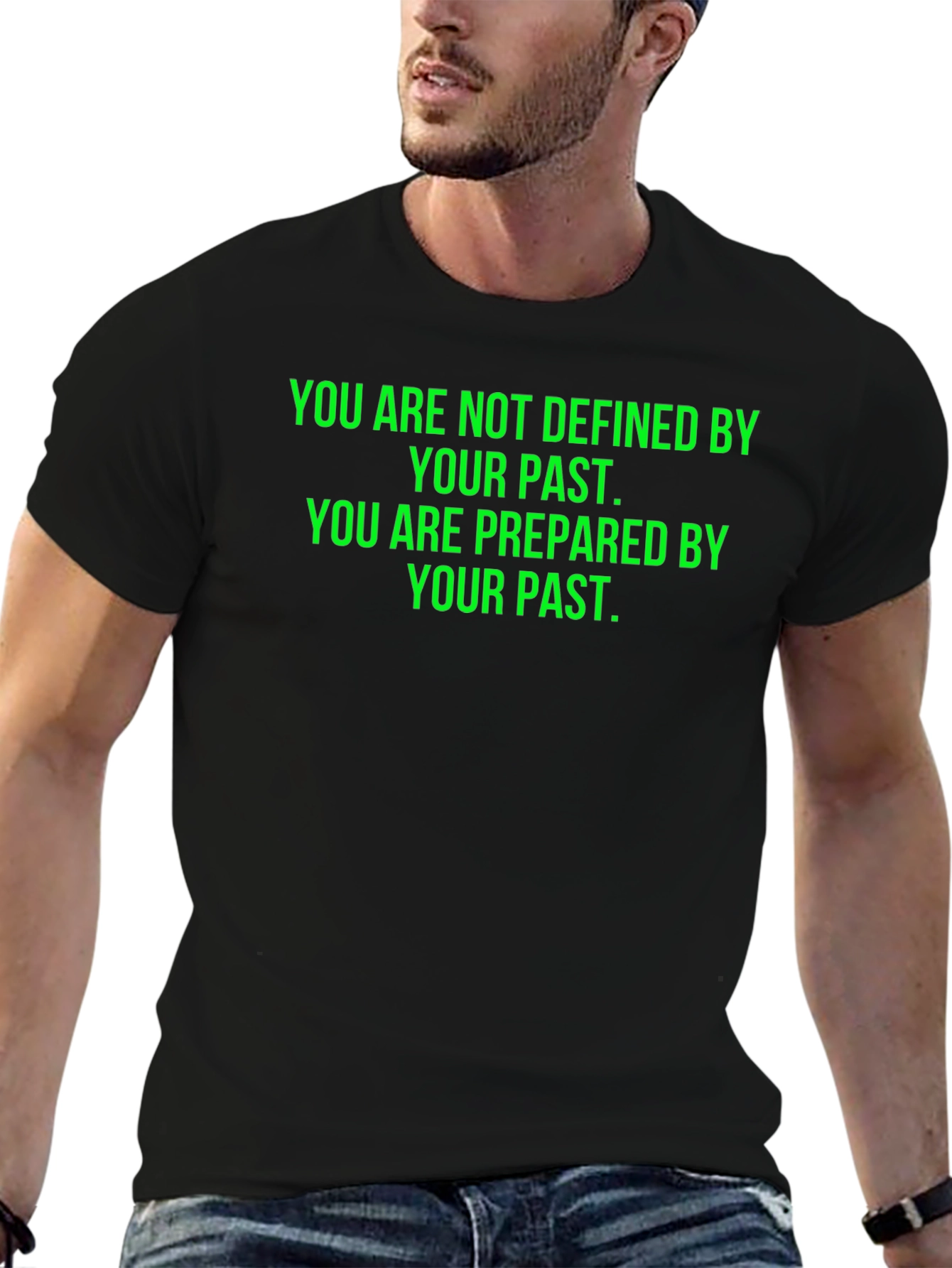 Defined By The Past T-Shirt - Motivational Tee