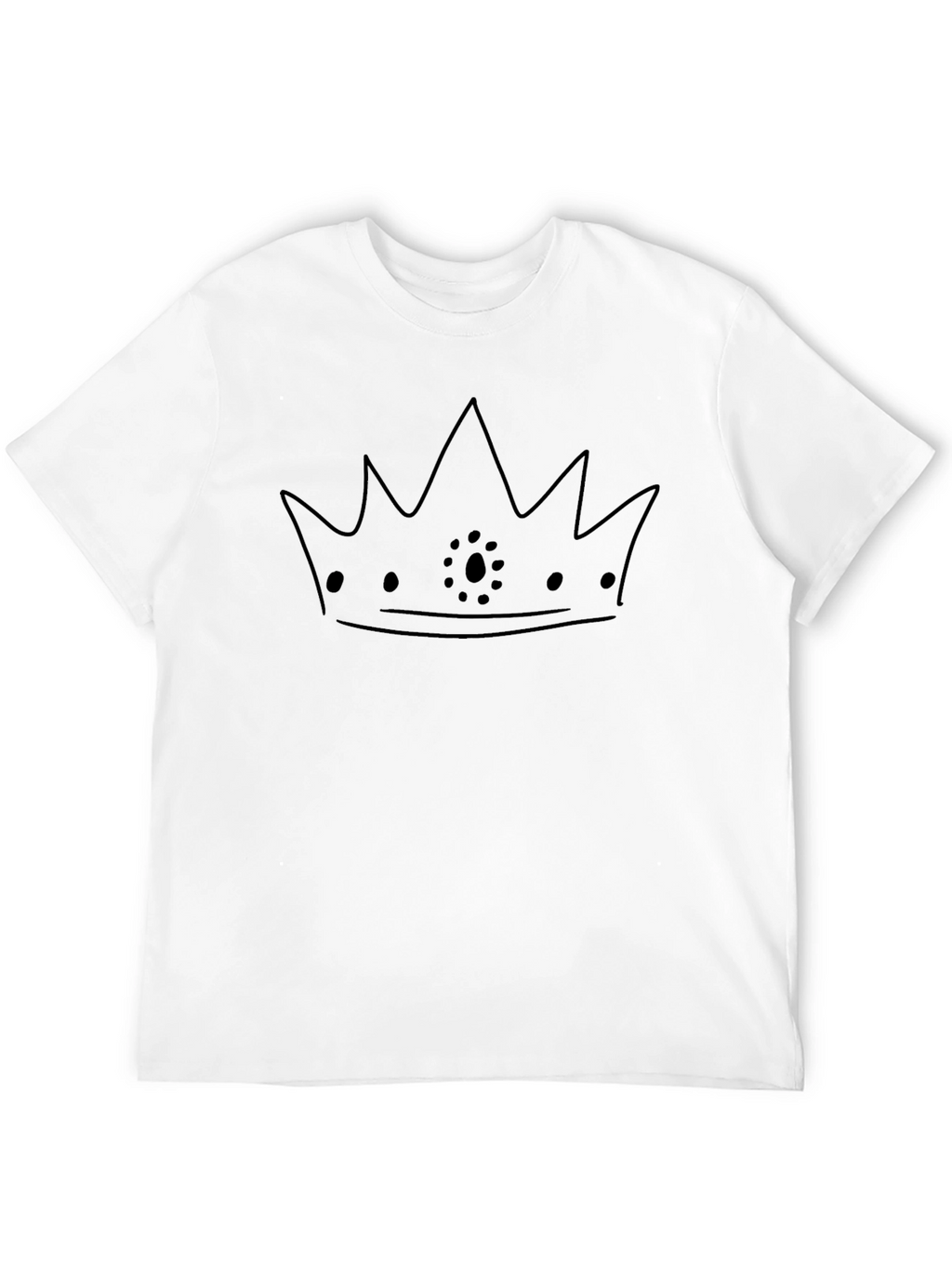Crown Graphic Tee - Mens Black T-Shirt