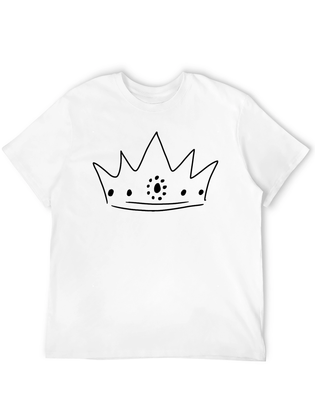 Crown Graphic Tee - Mens Black T-Shirt