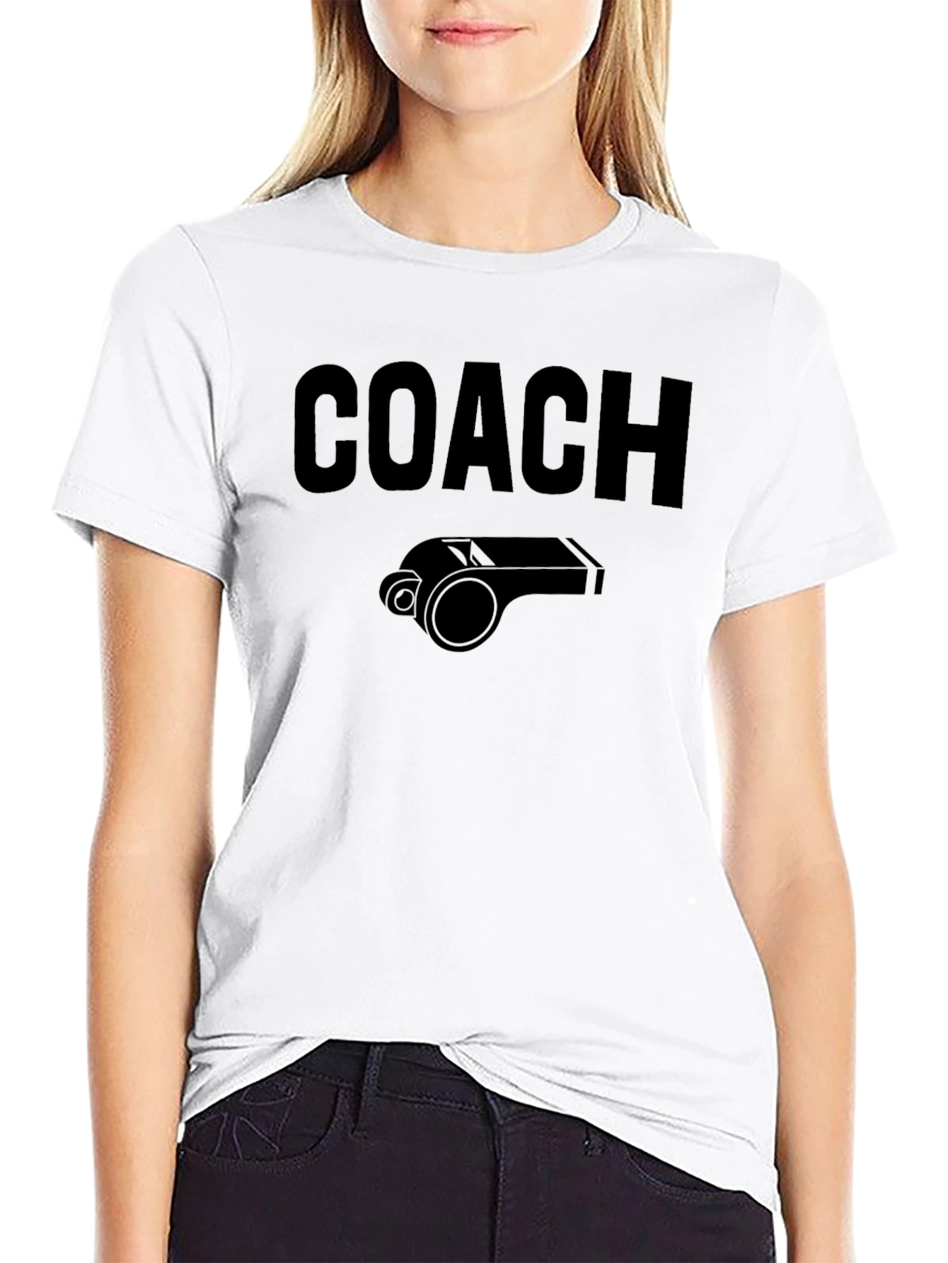Coach Whistle Graphic T-Shirt