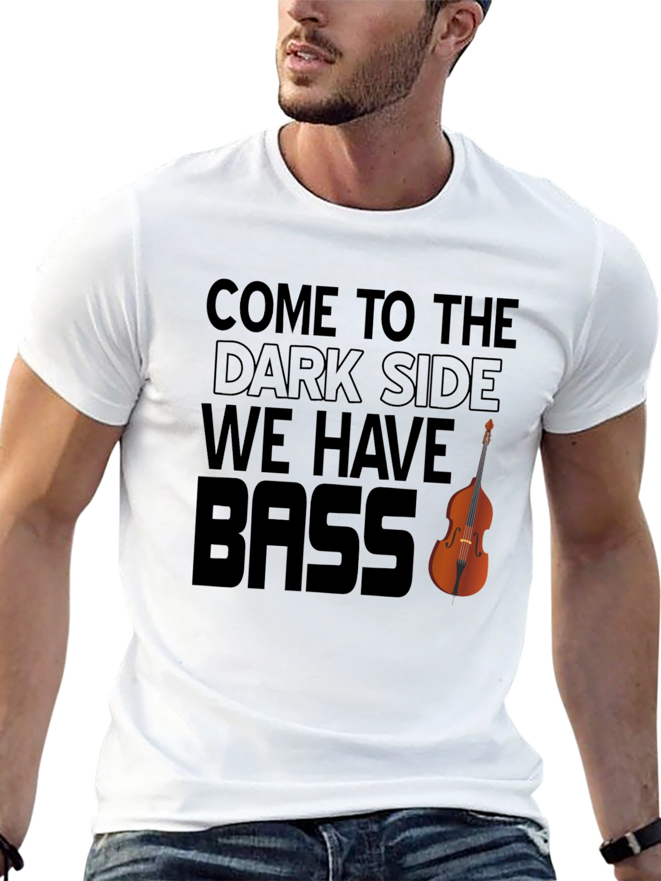 Come to the Dark Side - We Have Bass Funny Music T-Shirt
