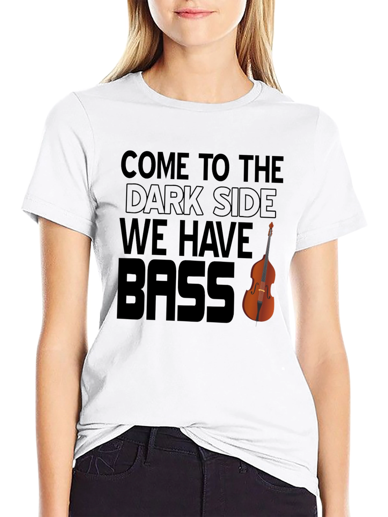 Come to the Dark Side - We Have Bass Funny Music T-Shirt