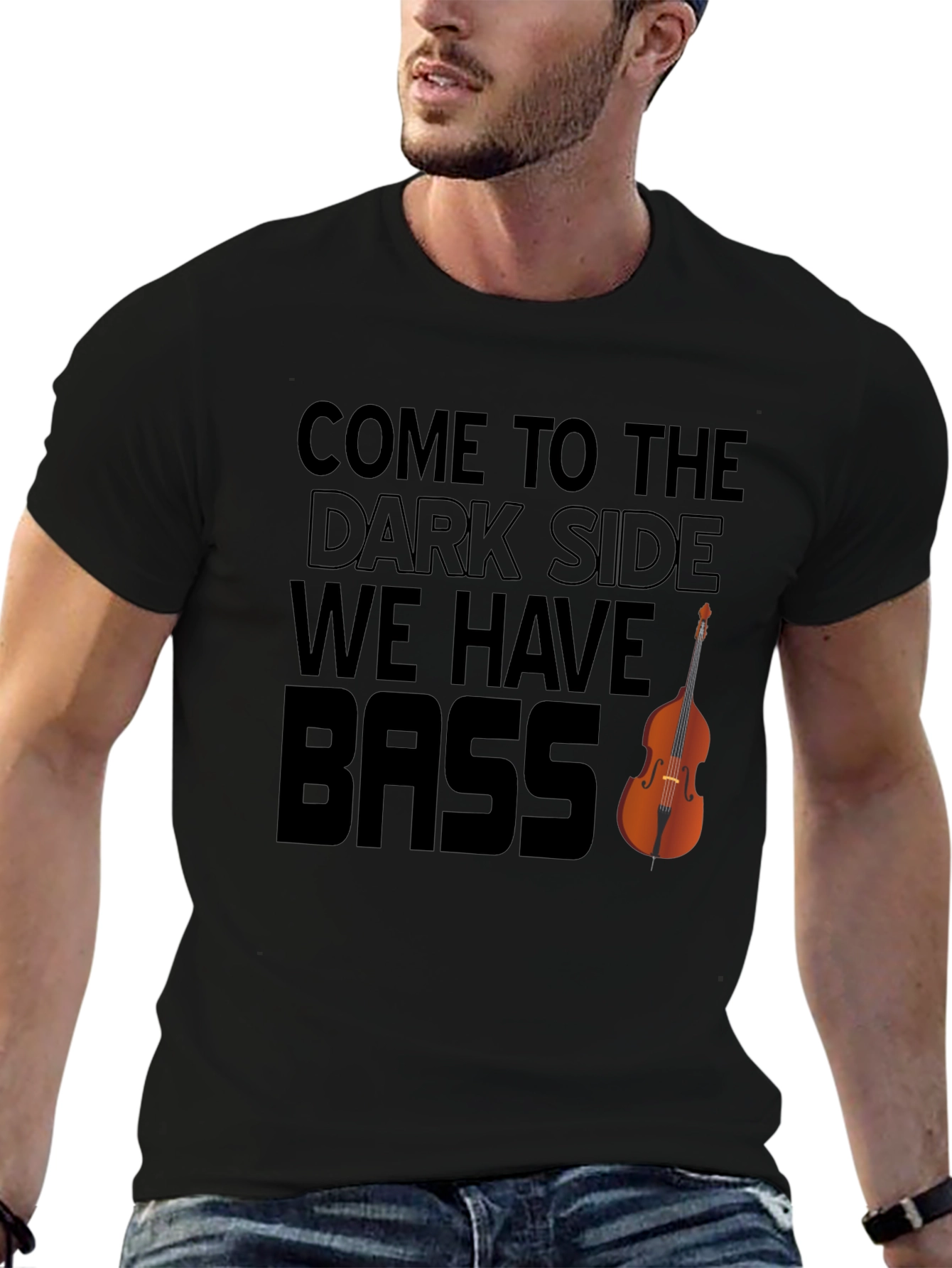 Come to the Dark Side - We Have Bass Funny Music T-Shirt