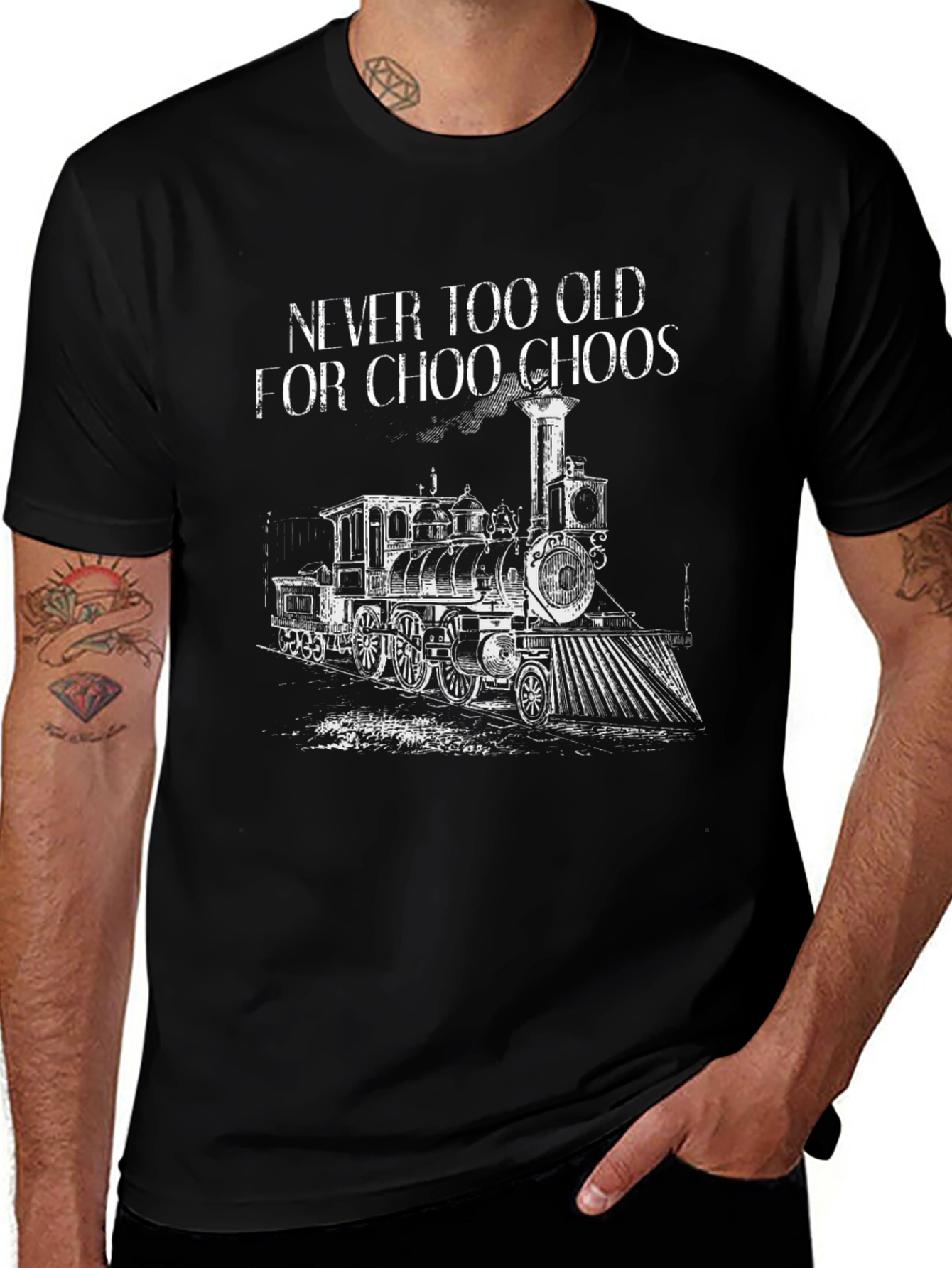 Choo Choo Train Graphic Tee - Never Too Old