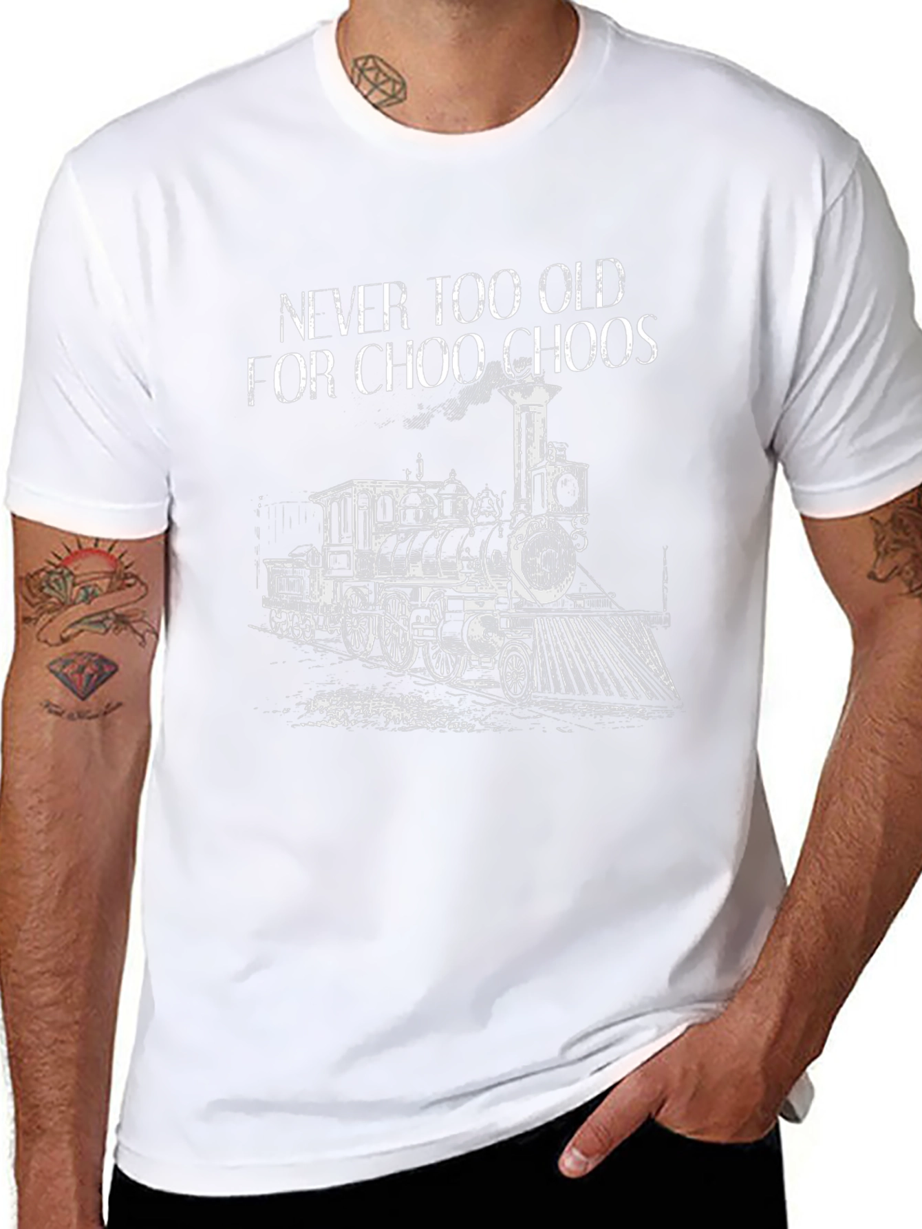 Choo Choo Train Graphic Tee - Never Too Old