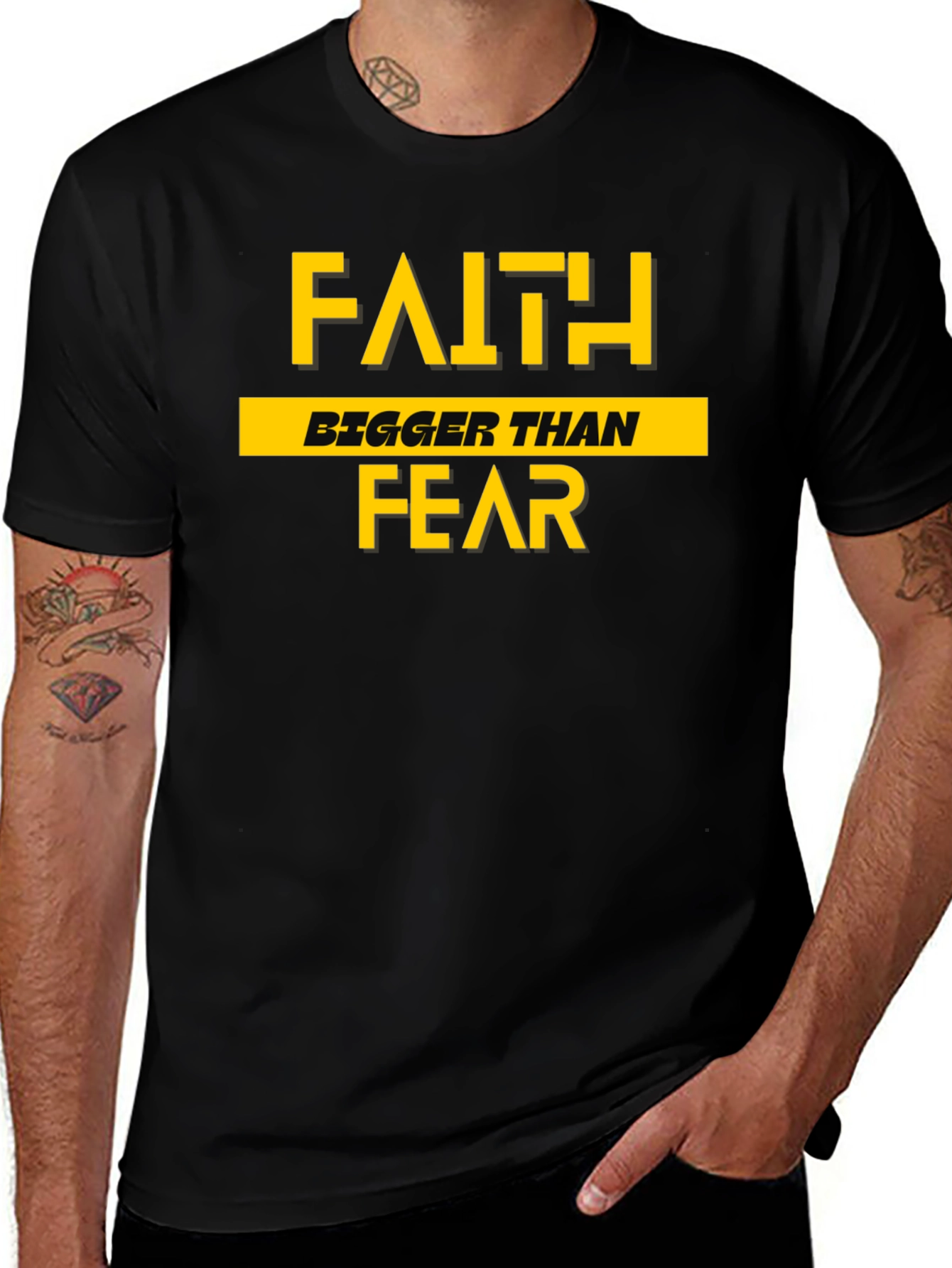 Faith Bigger Than Fear Graphic Tee